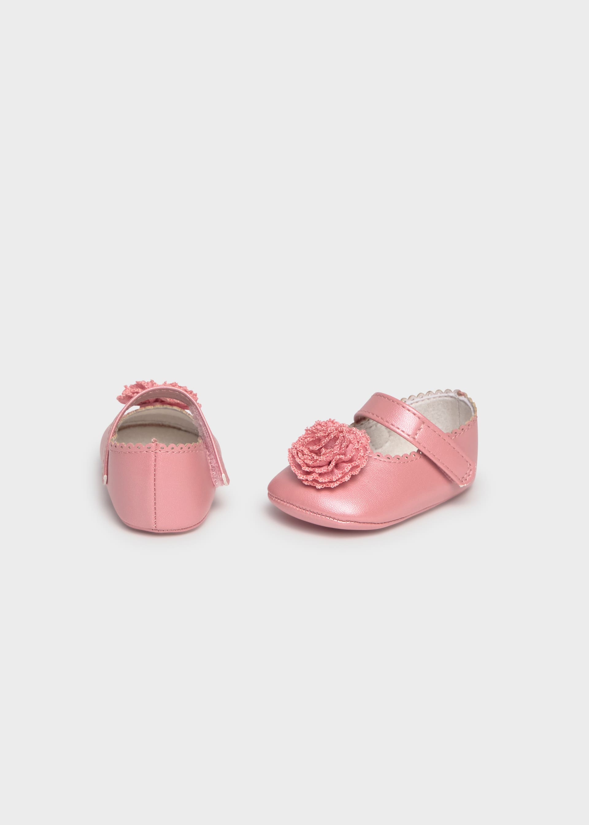 Newborn Girl Flower Mary Janes