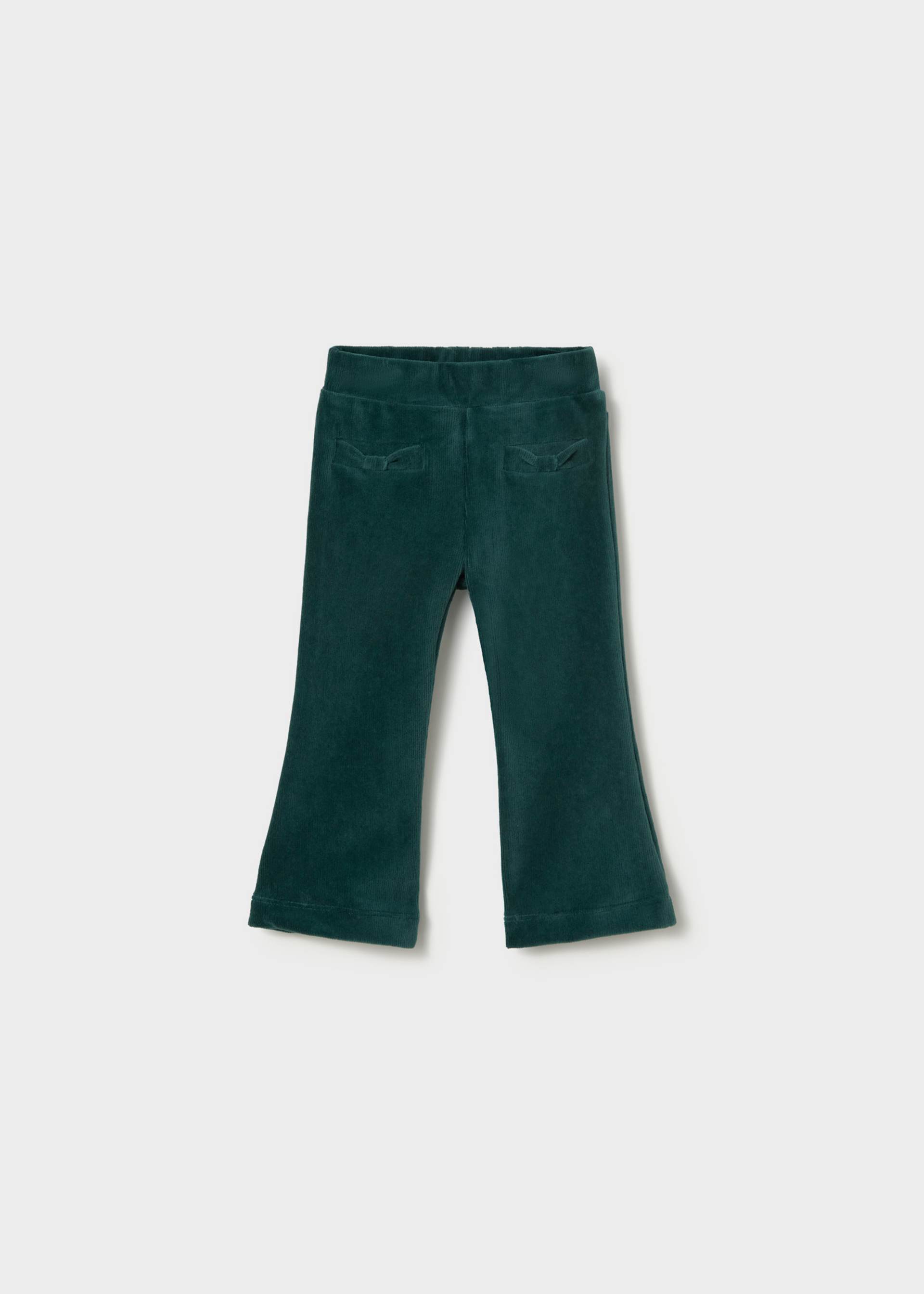 Pantalone basico velluto a costine bimba