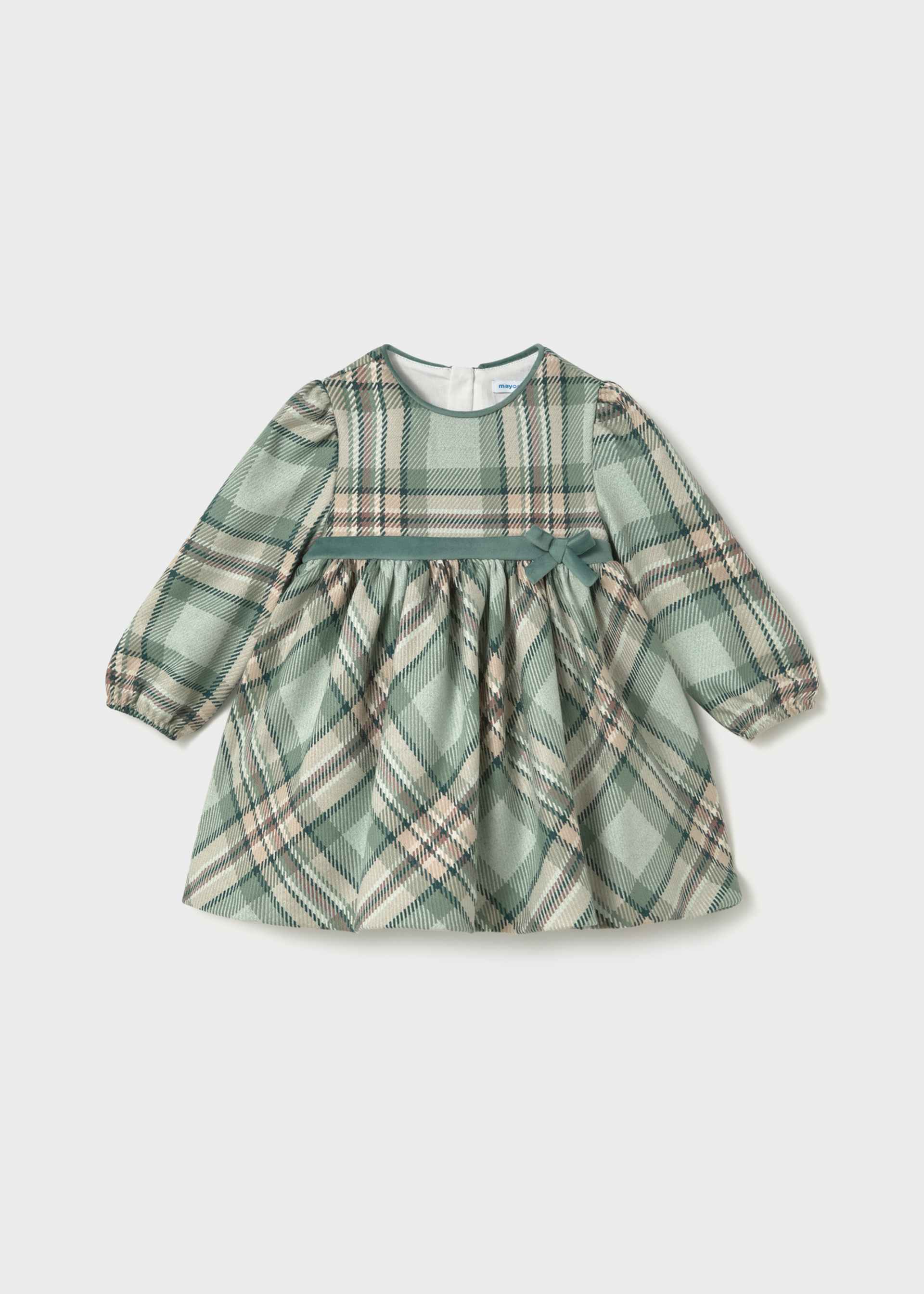 Vestito quadri neonata