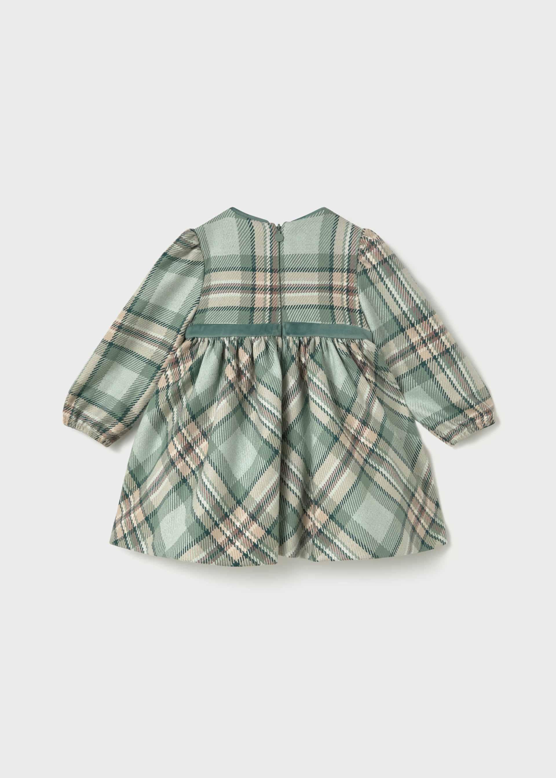 Vestito quadri neonata