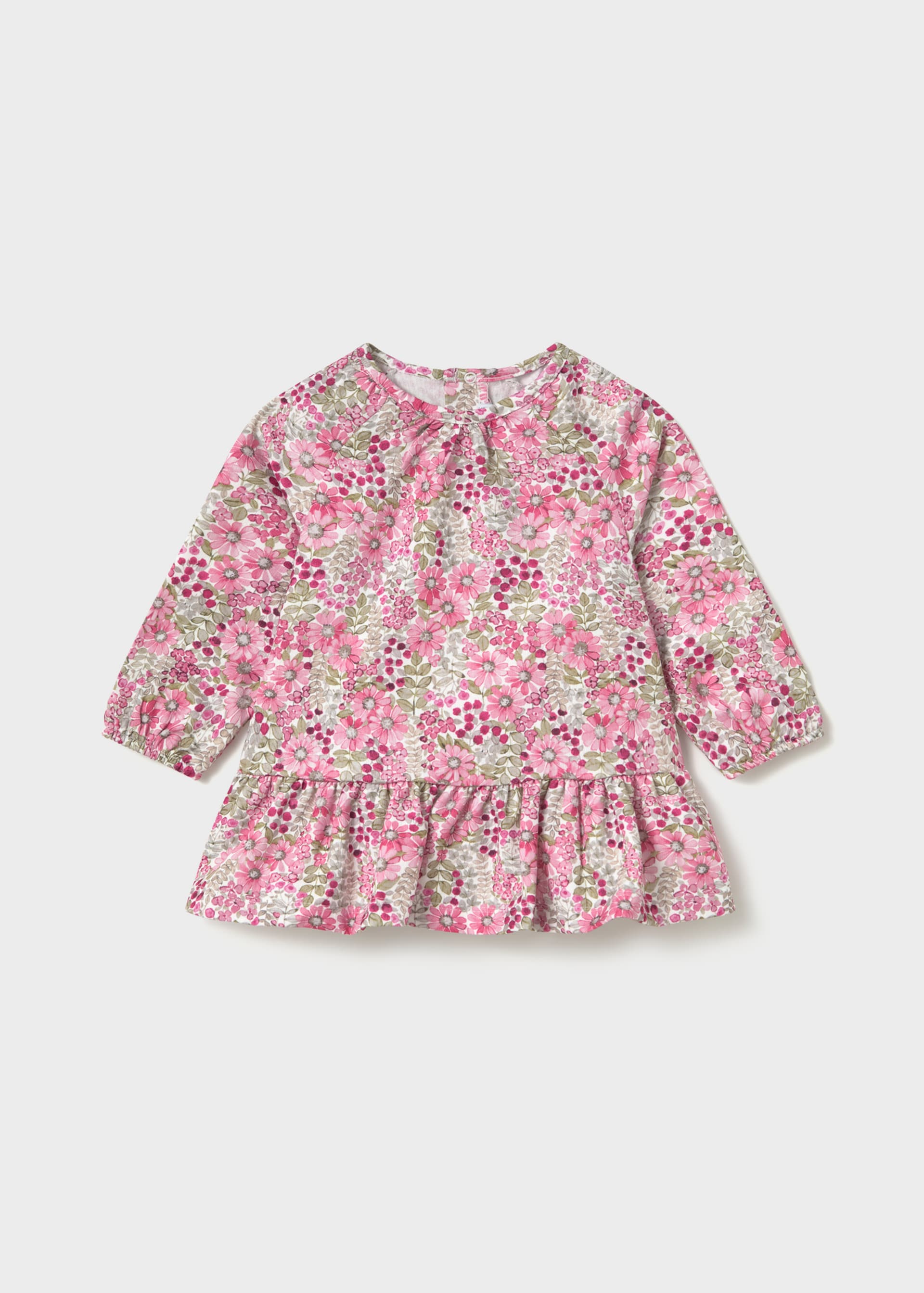 Vestido bambula estampado bebé