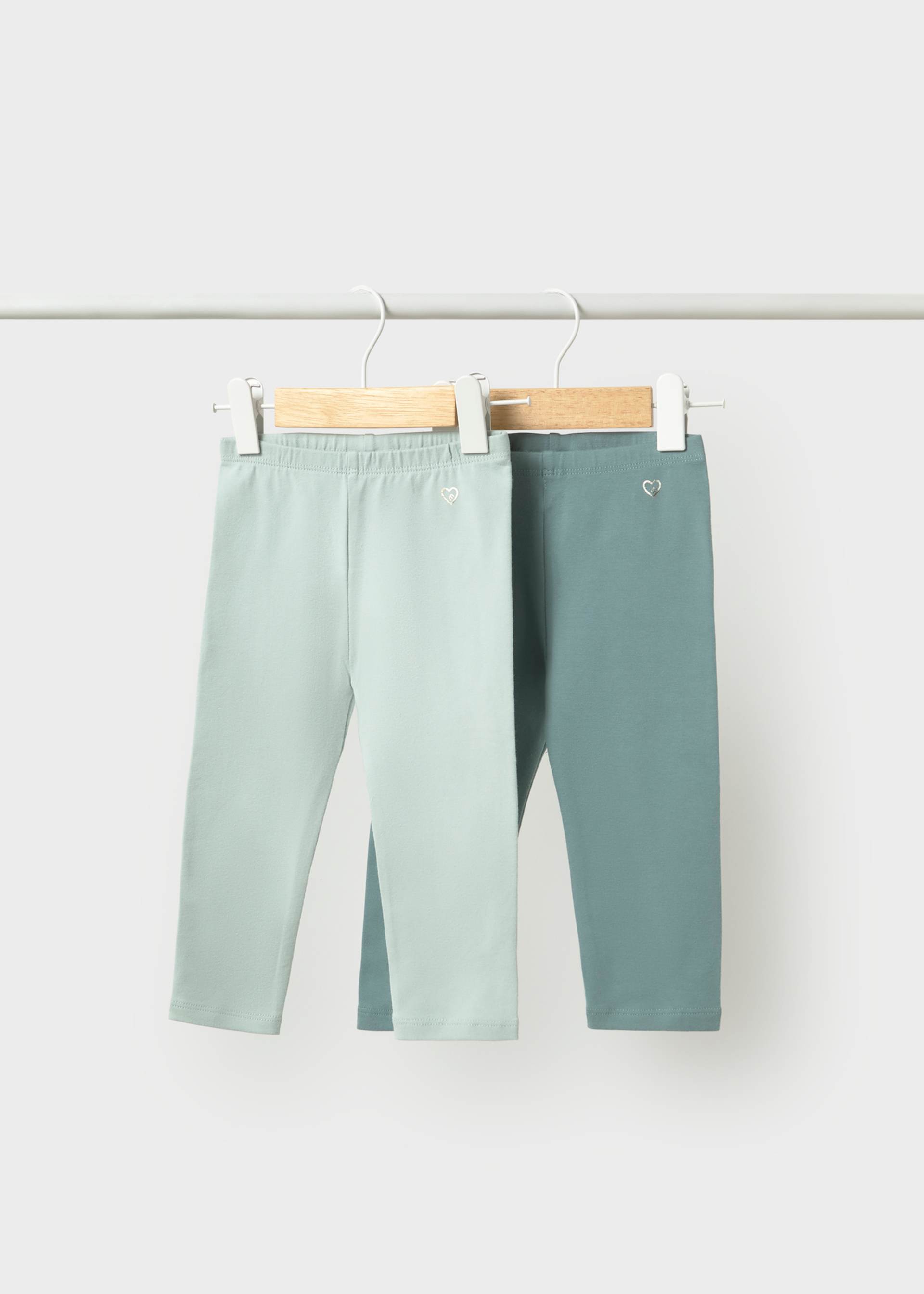 Set 2 leggings basici bimba