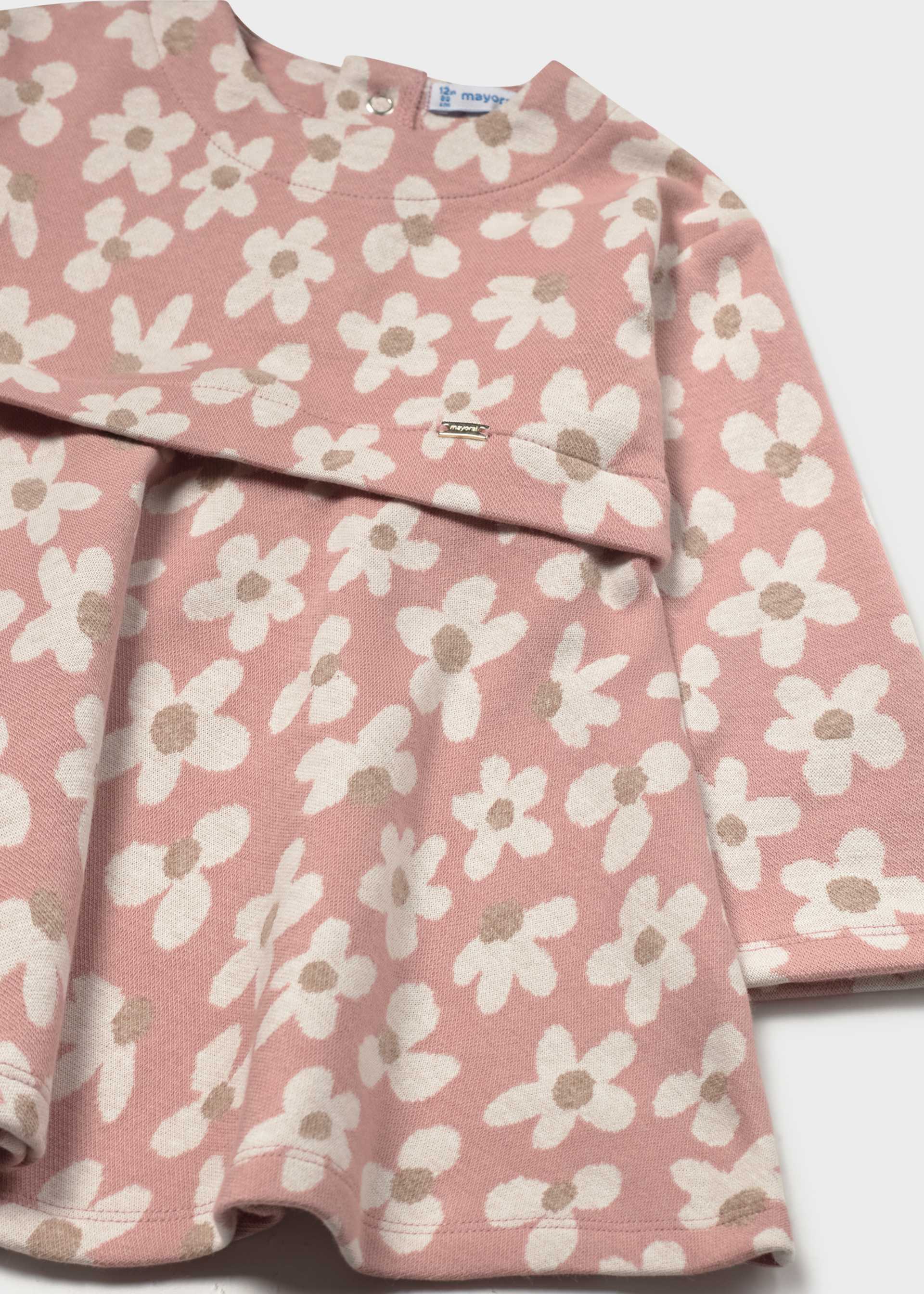 Vestido estampado jacquard bebé