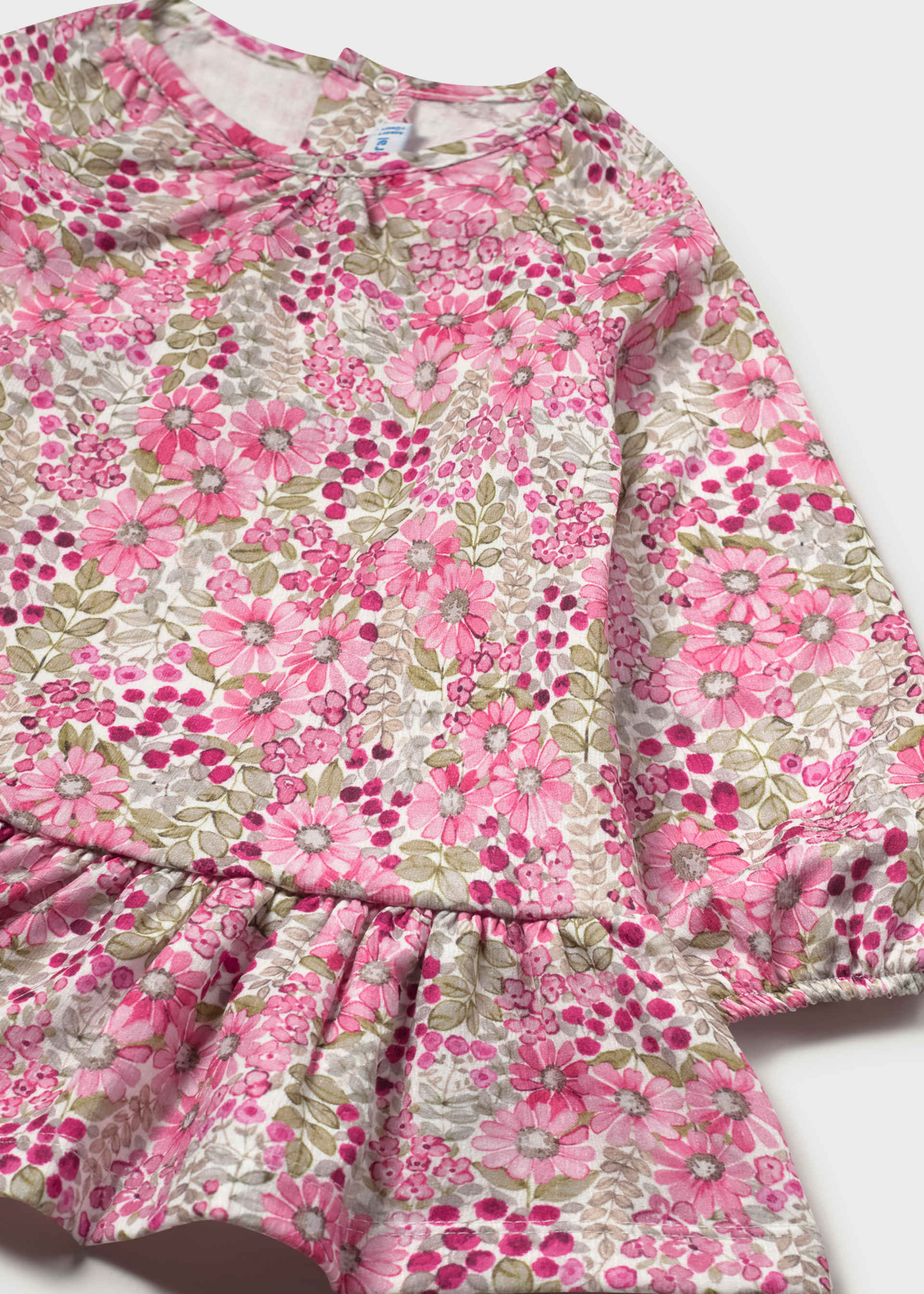 Vestido bambula estampado bebé