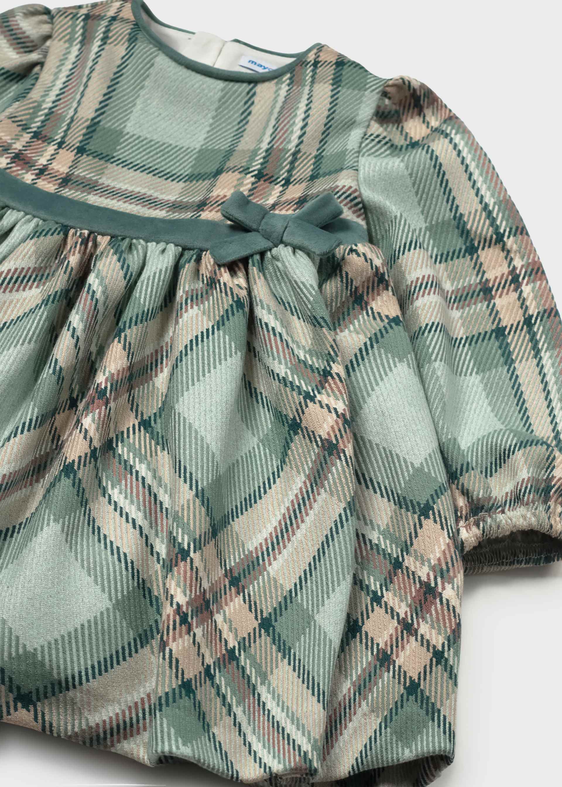 Vestito quadri neonata