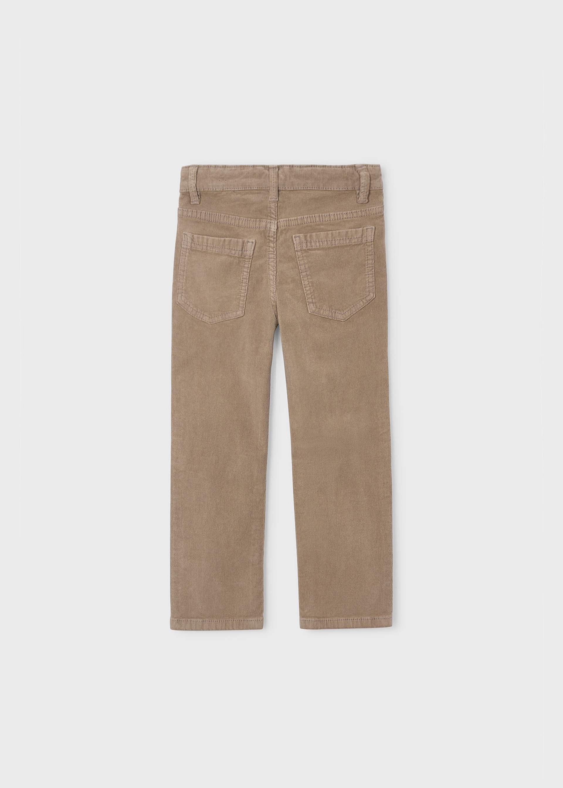Pantalone basico velluto a costine bambino