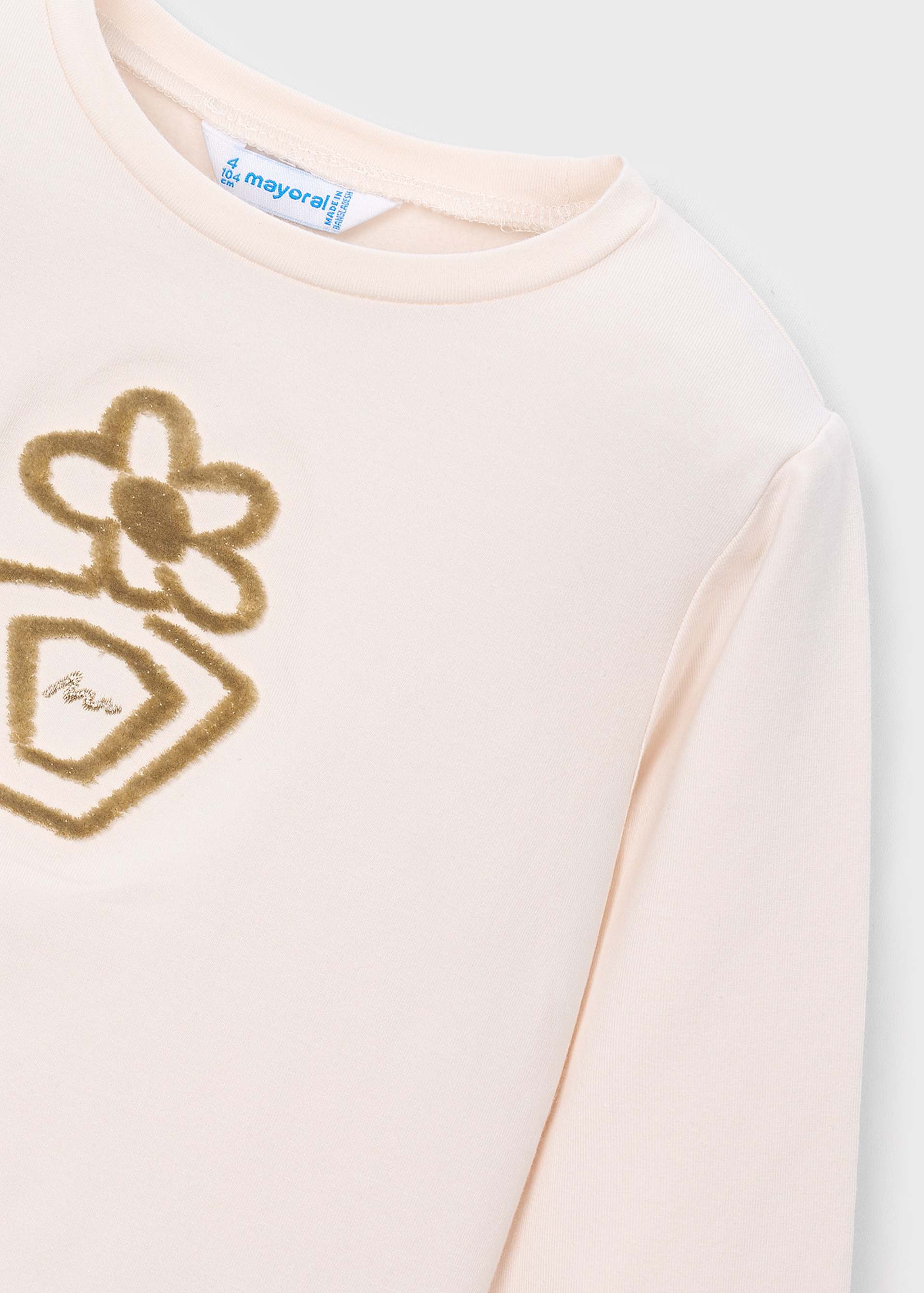 T-shirt basique fleur fille