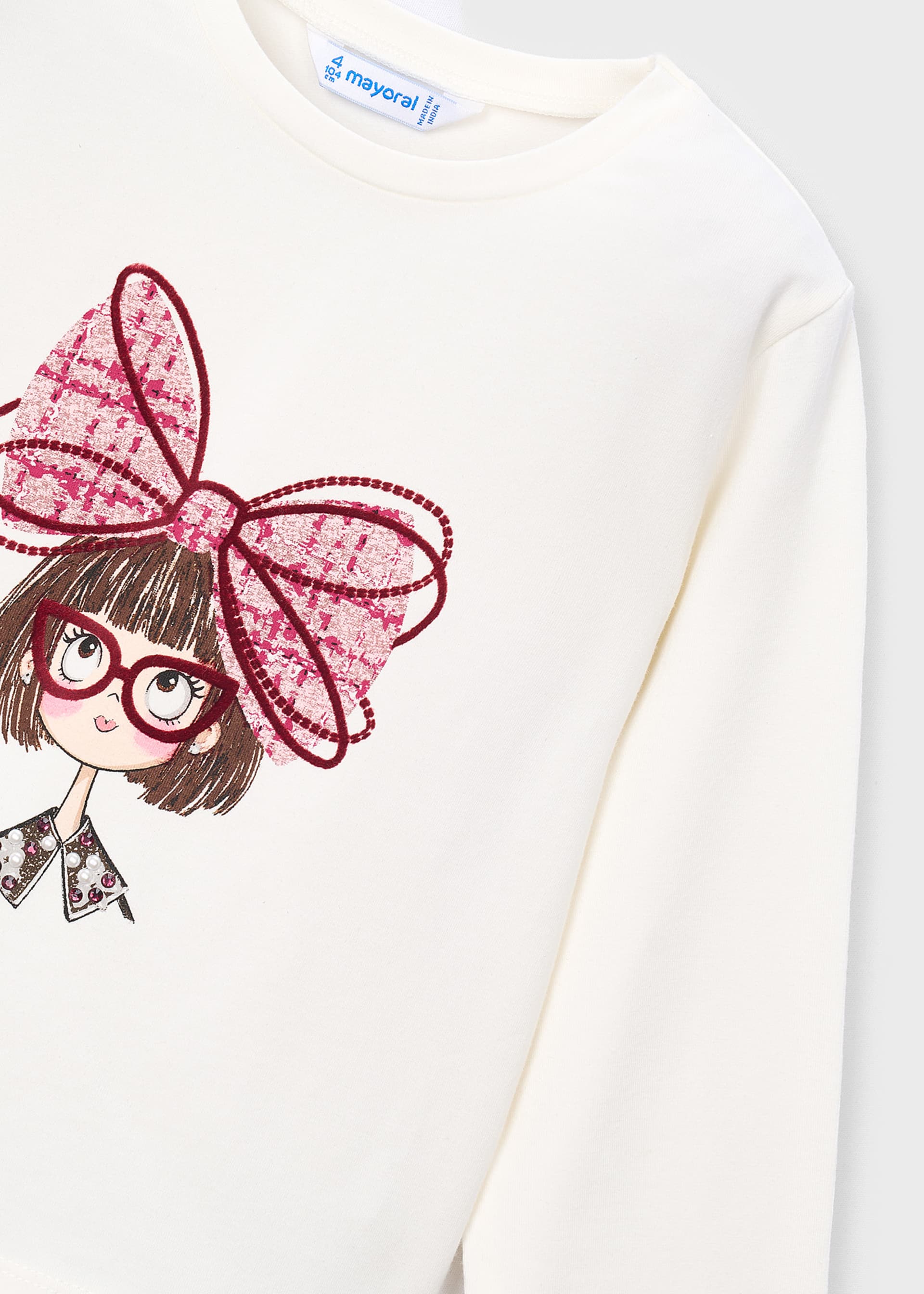 Shirt Puppenmotiv Mädchen
