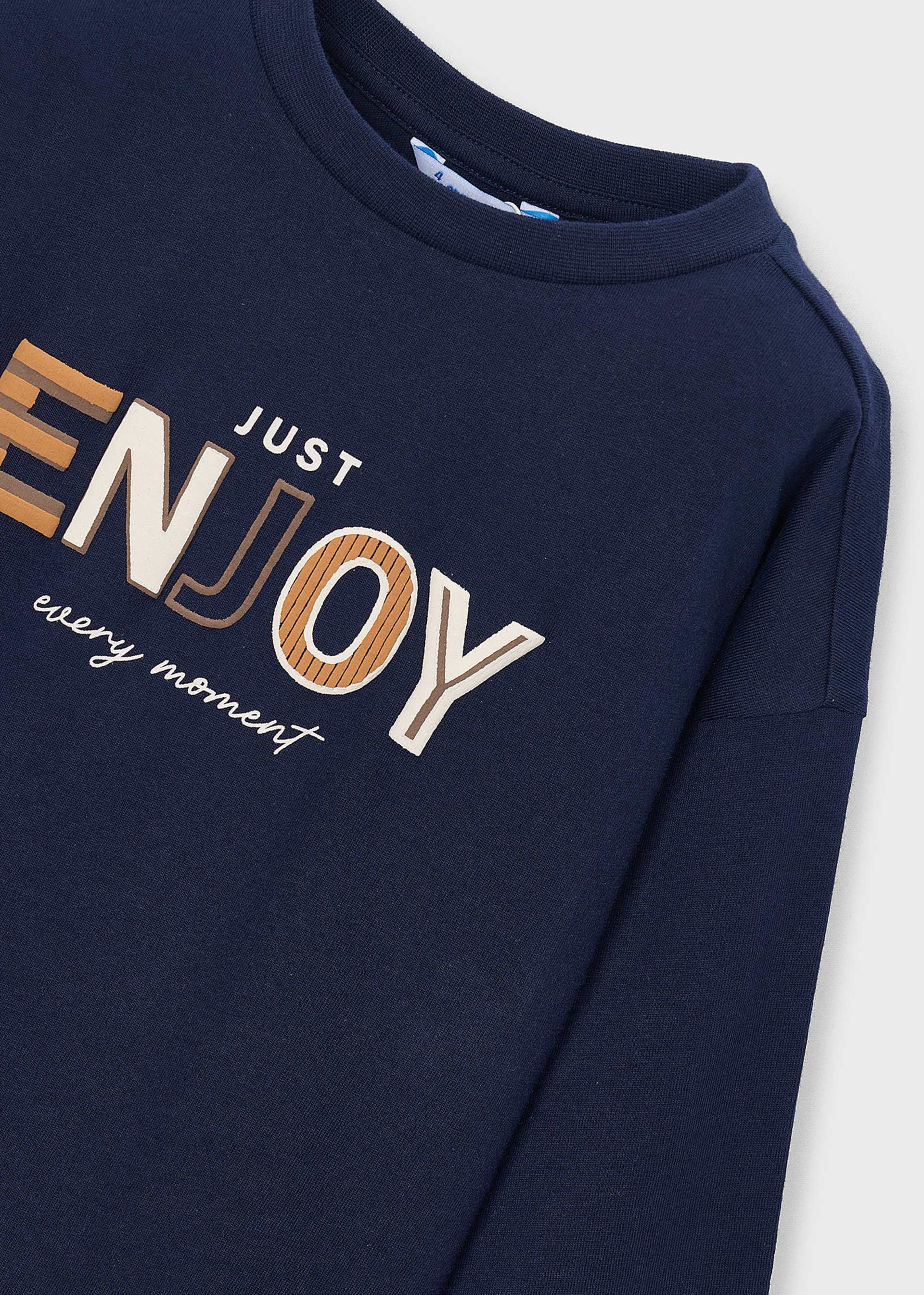 Camisola texto menino