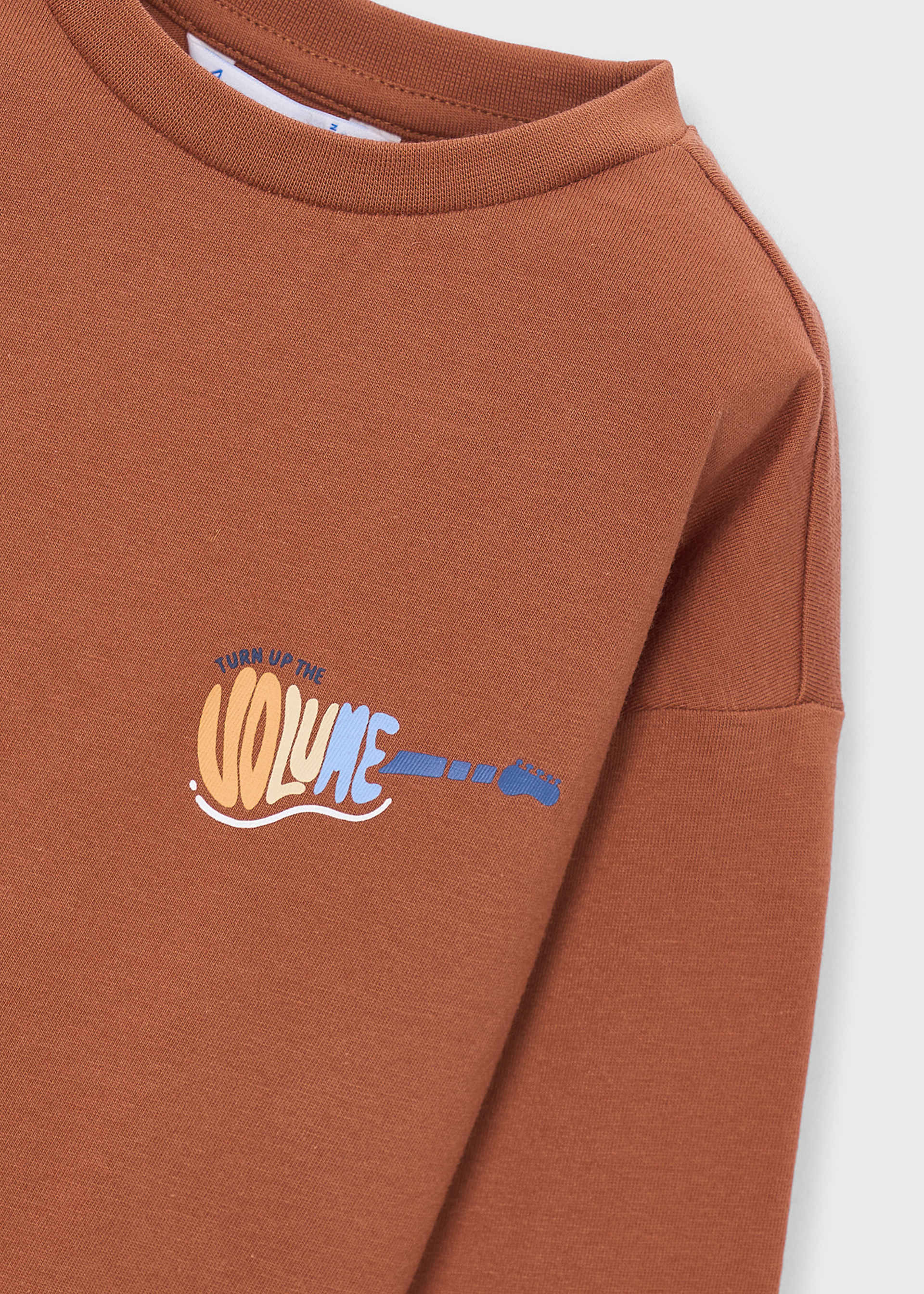 Maglietta serigrafia sulla schiena bambino