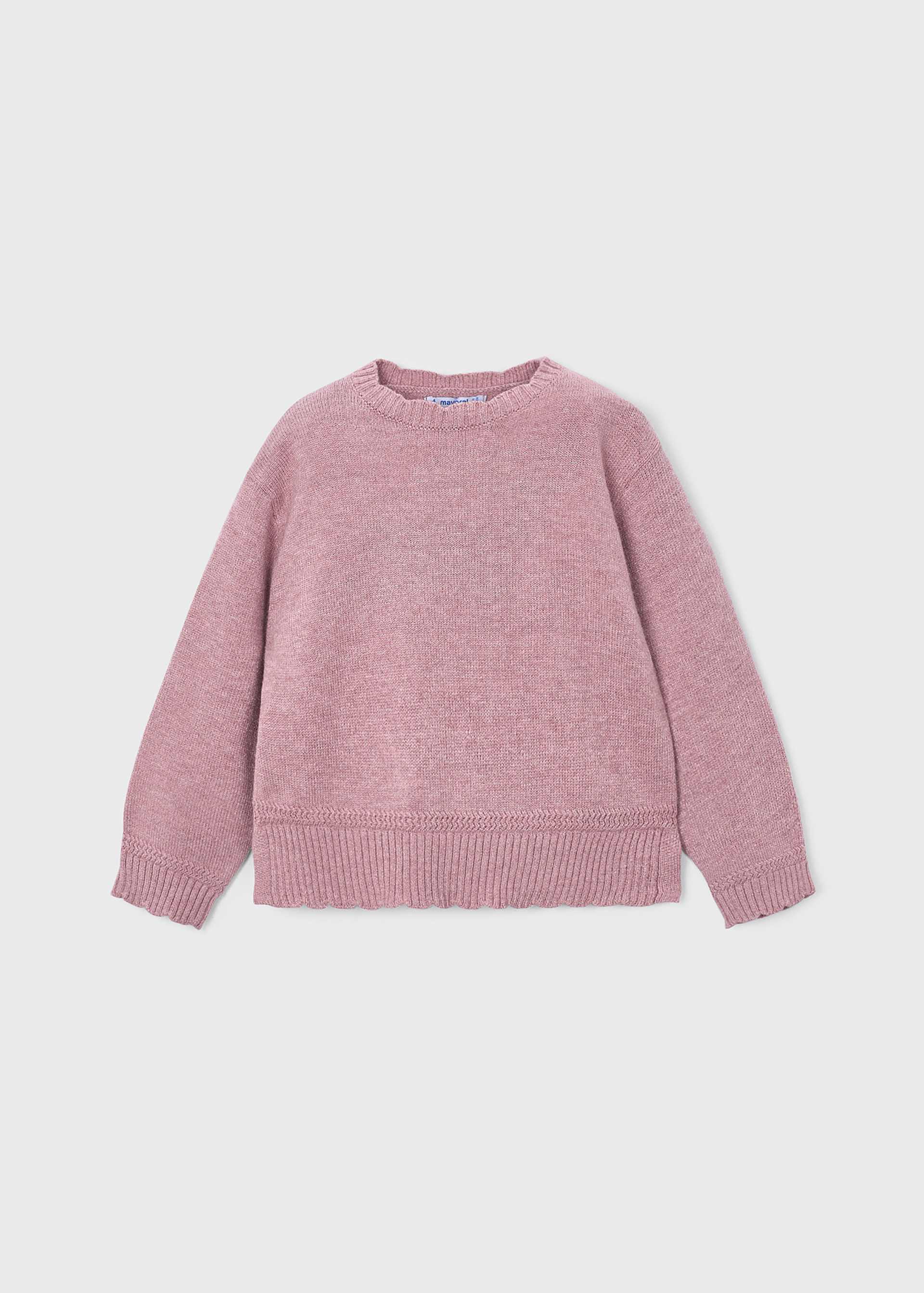 Sweter z dzianiny dla dziewczynki