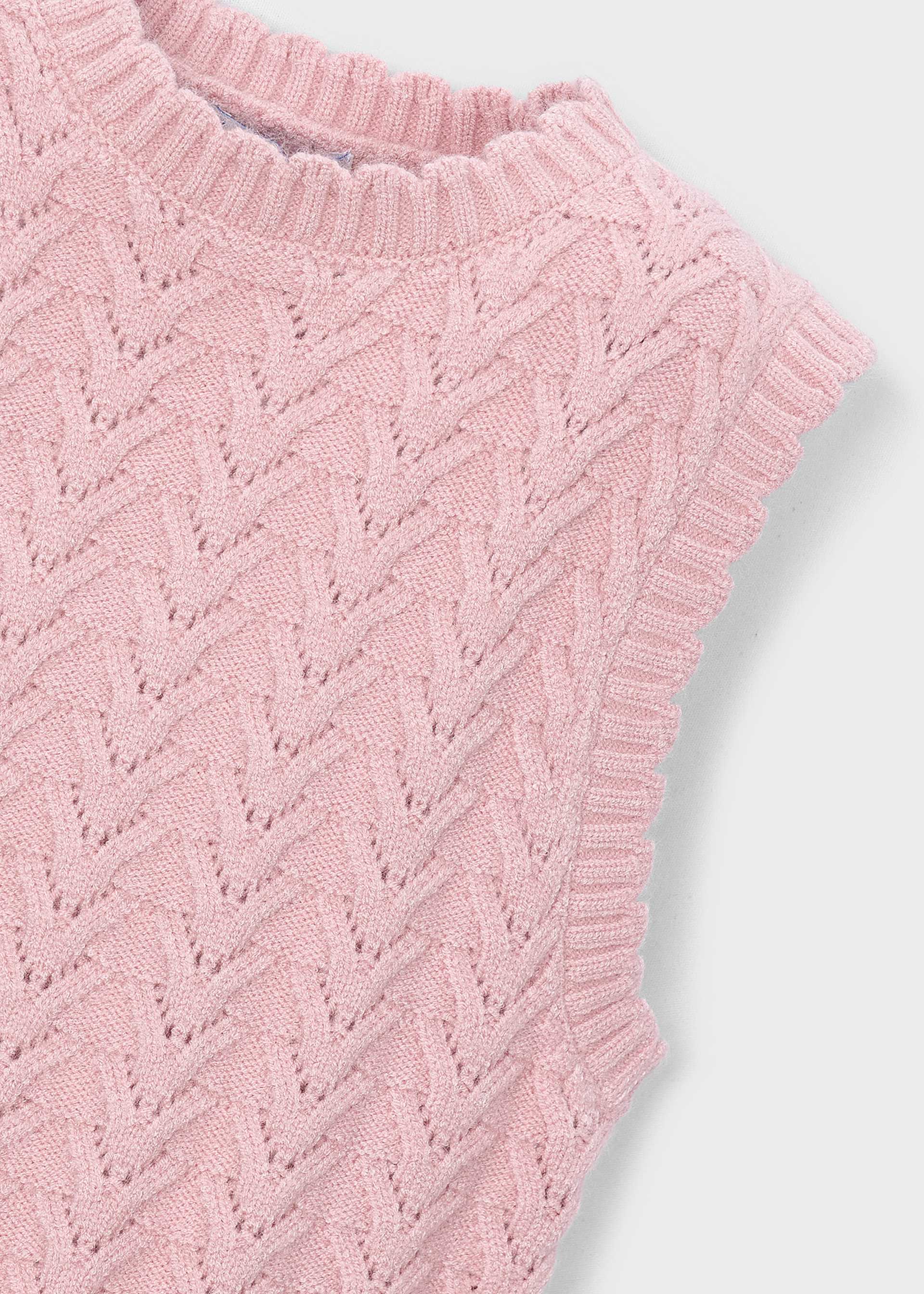 Gilet en tricot fille