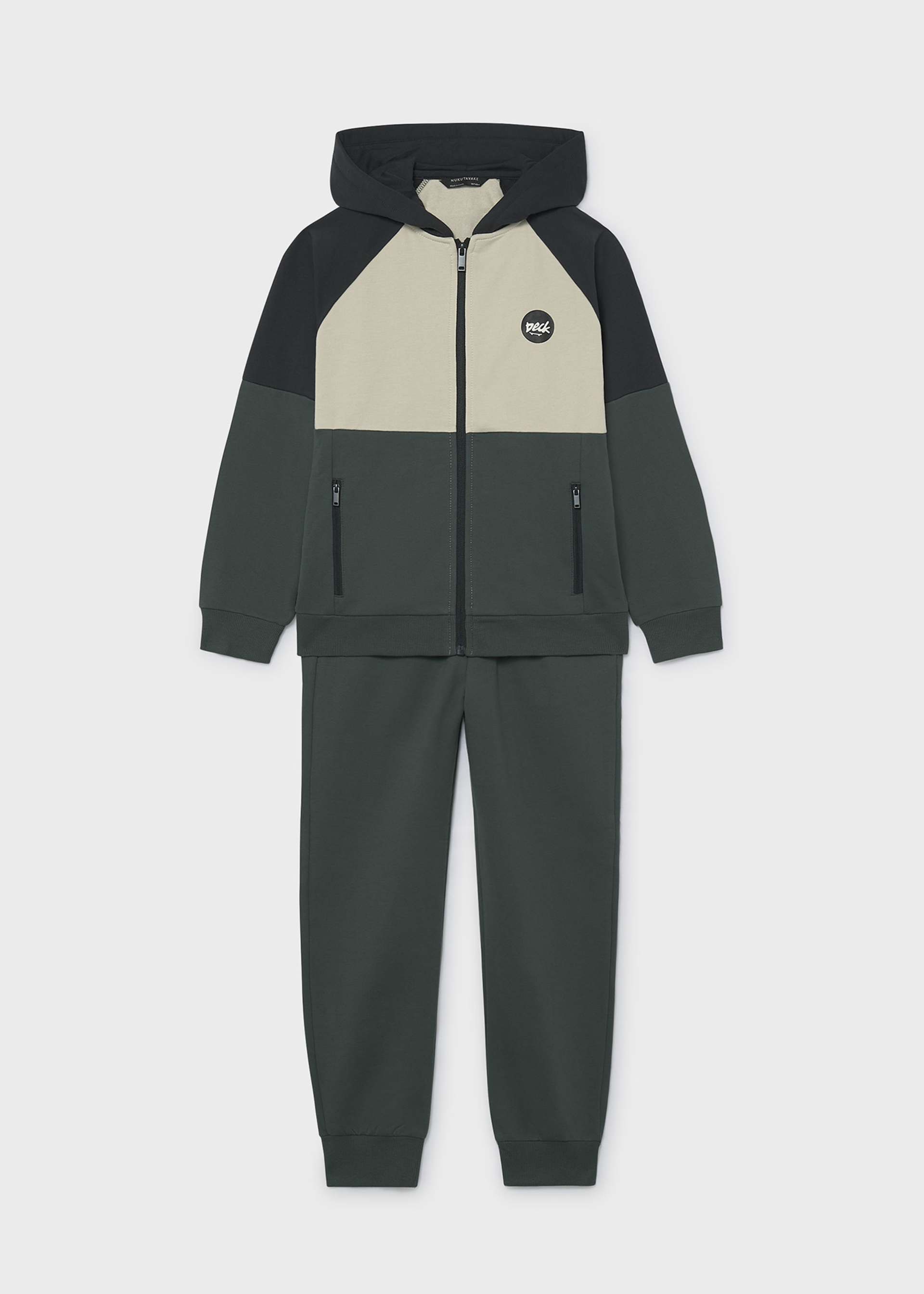 Boys' tracksuit with print on the back