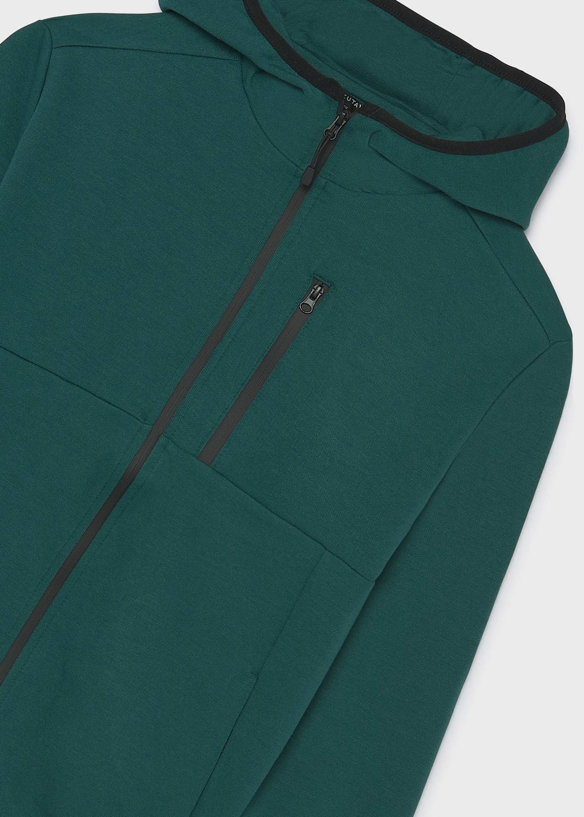 Boys' hooded zip-up jacket