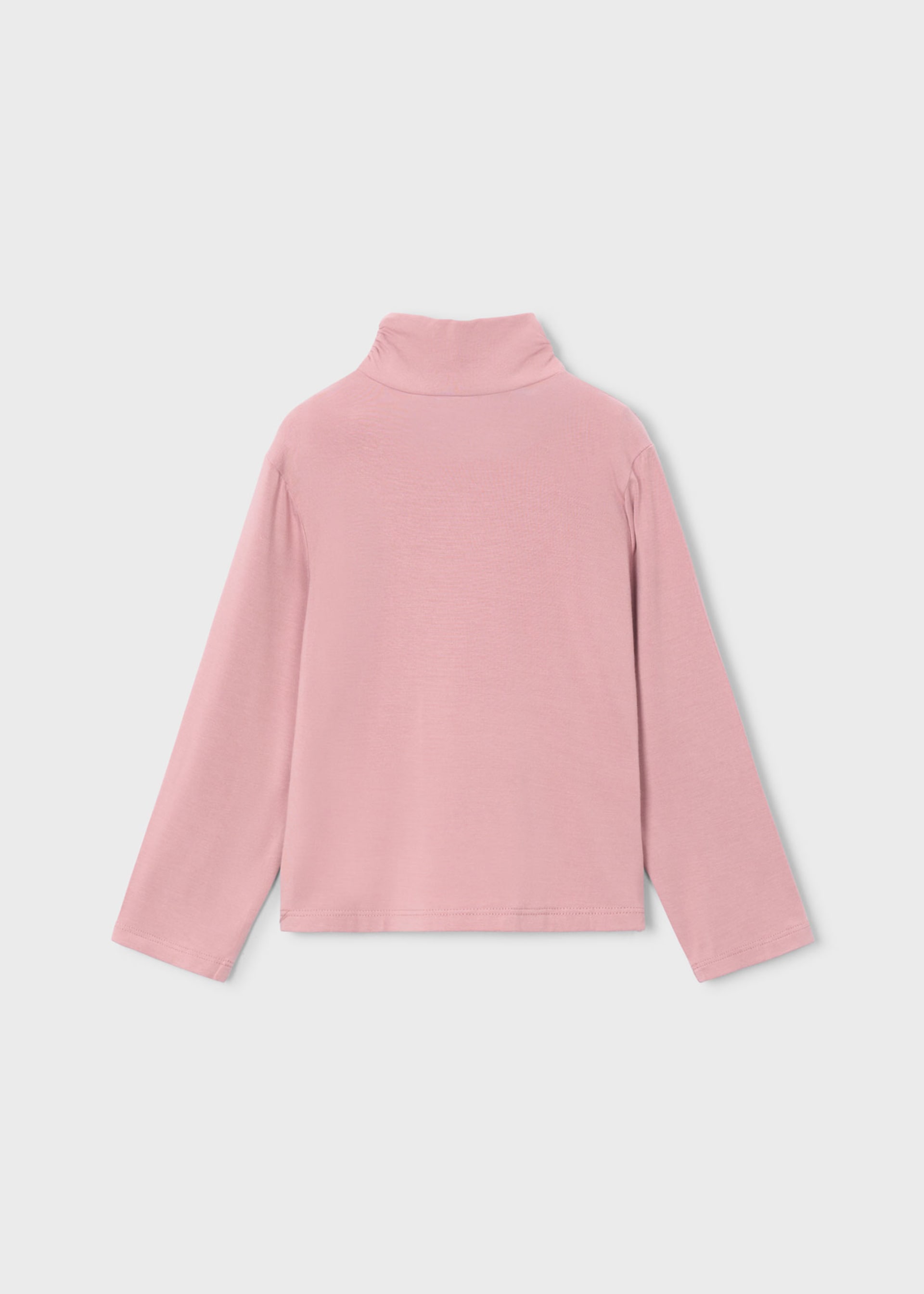 Camisola gola semi-cisne básica menina