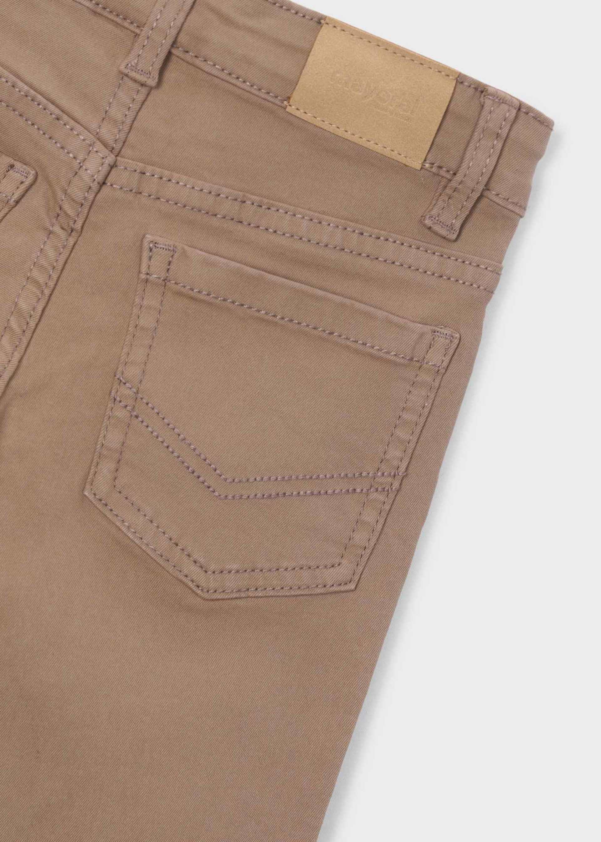 Pantalone basico slim fit tasche bambino