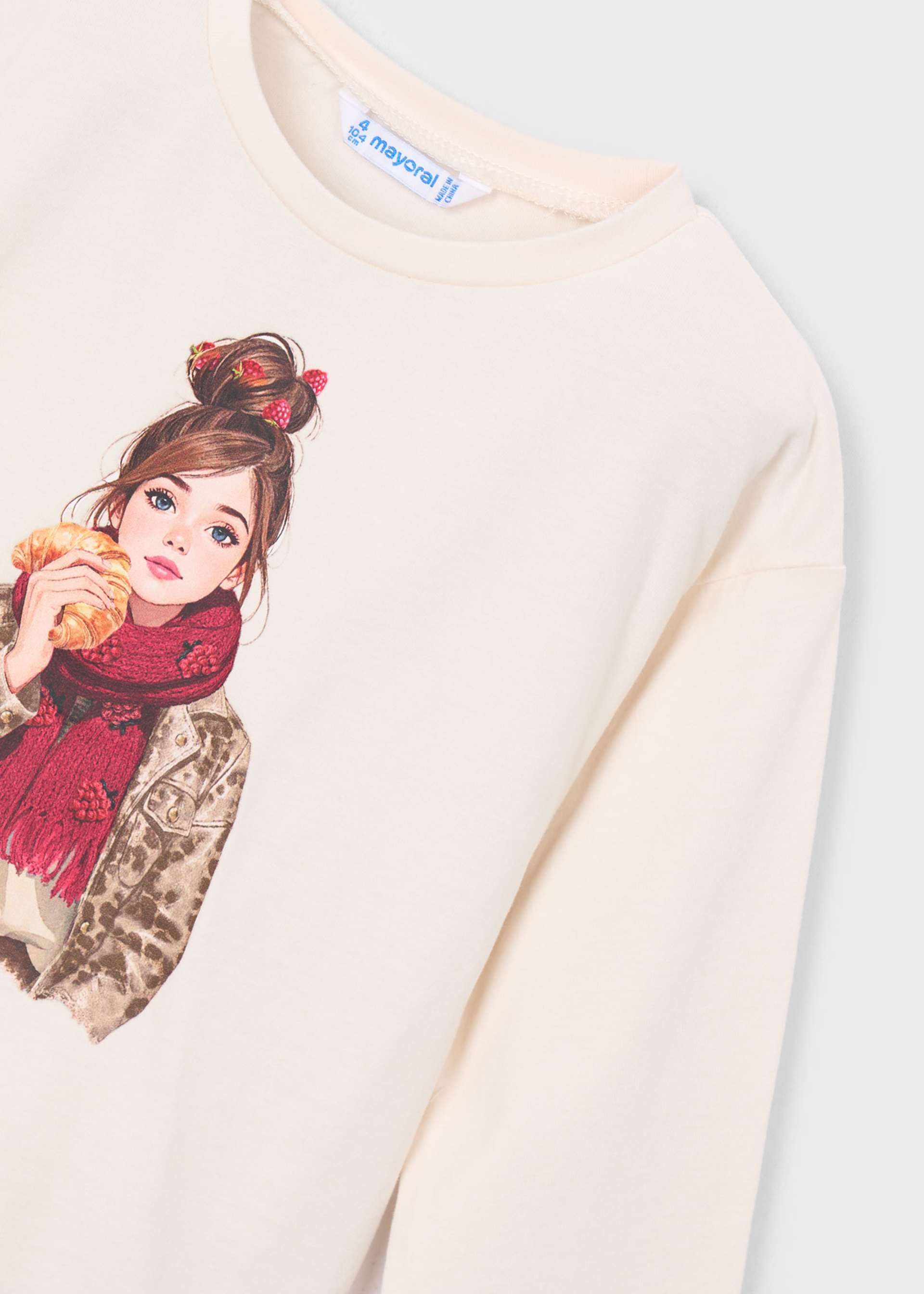 Camiseta con pañuelo niña