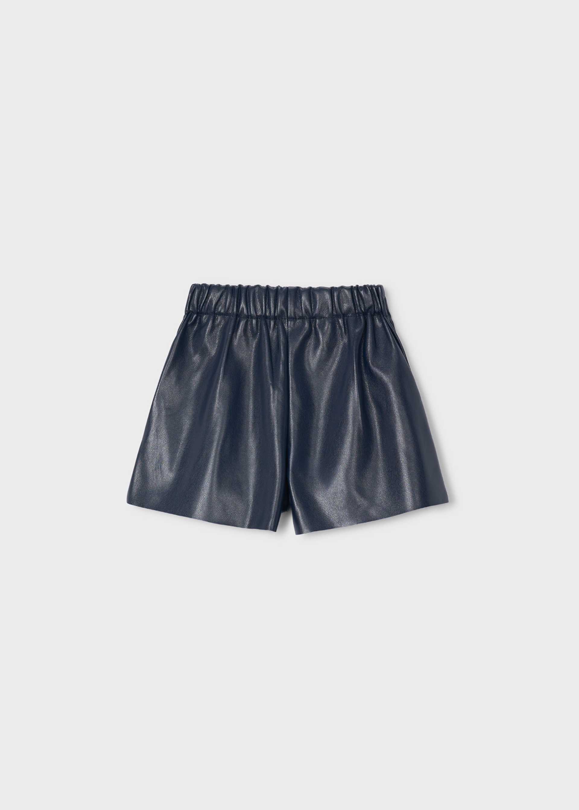 Girl Faux Leather Shorts