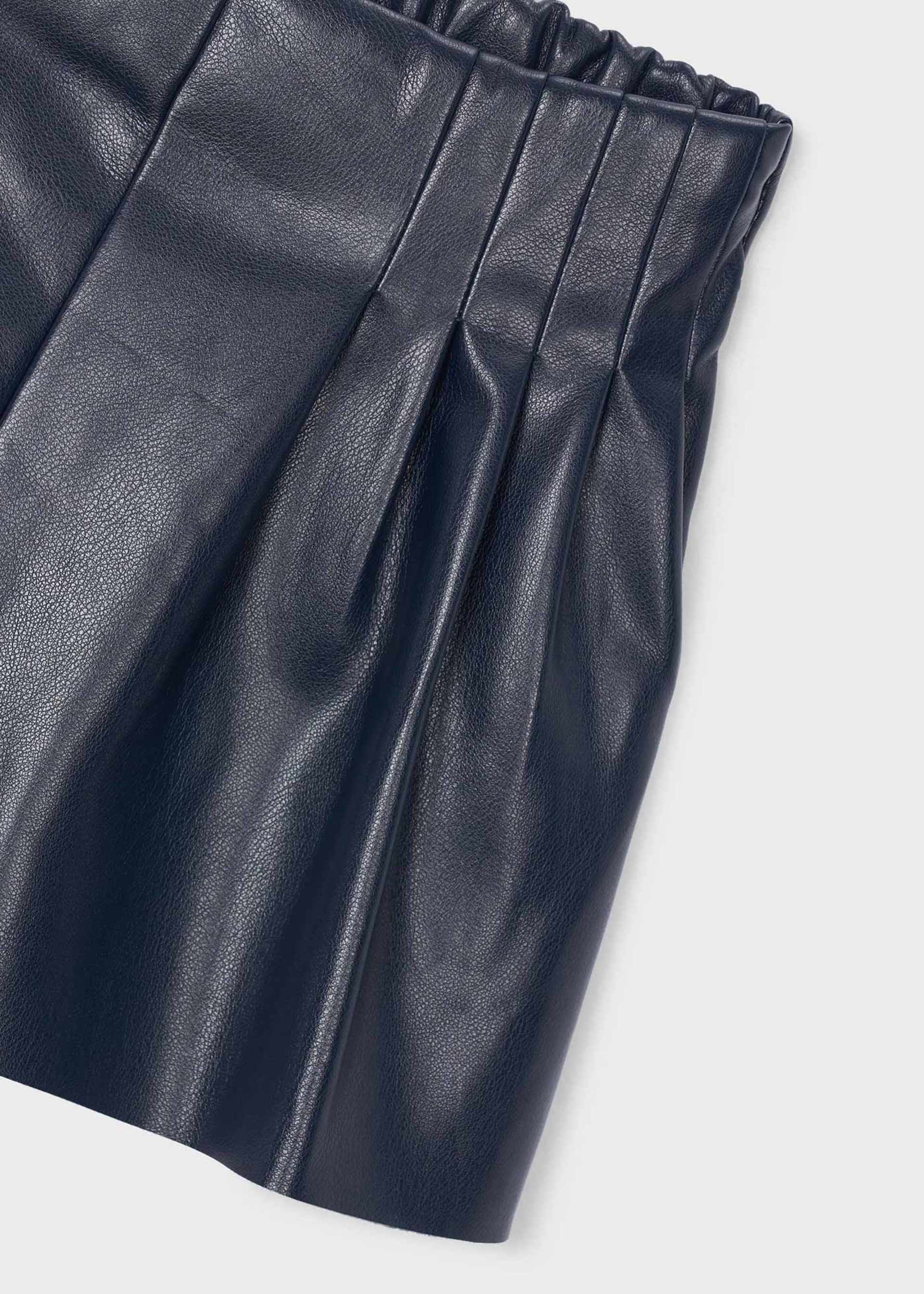 Girl Faux Leather Shorts