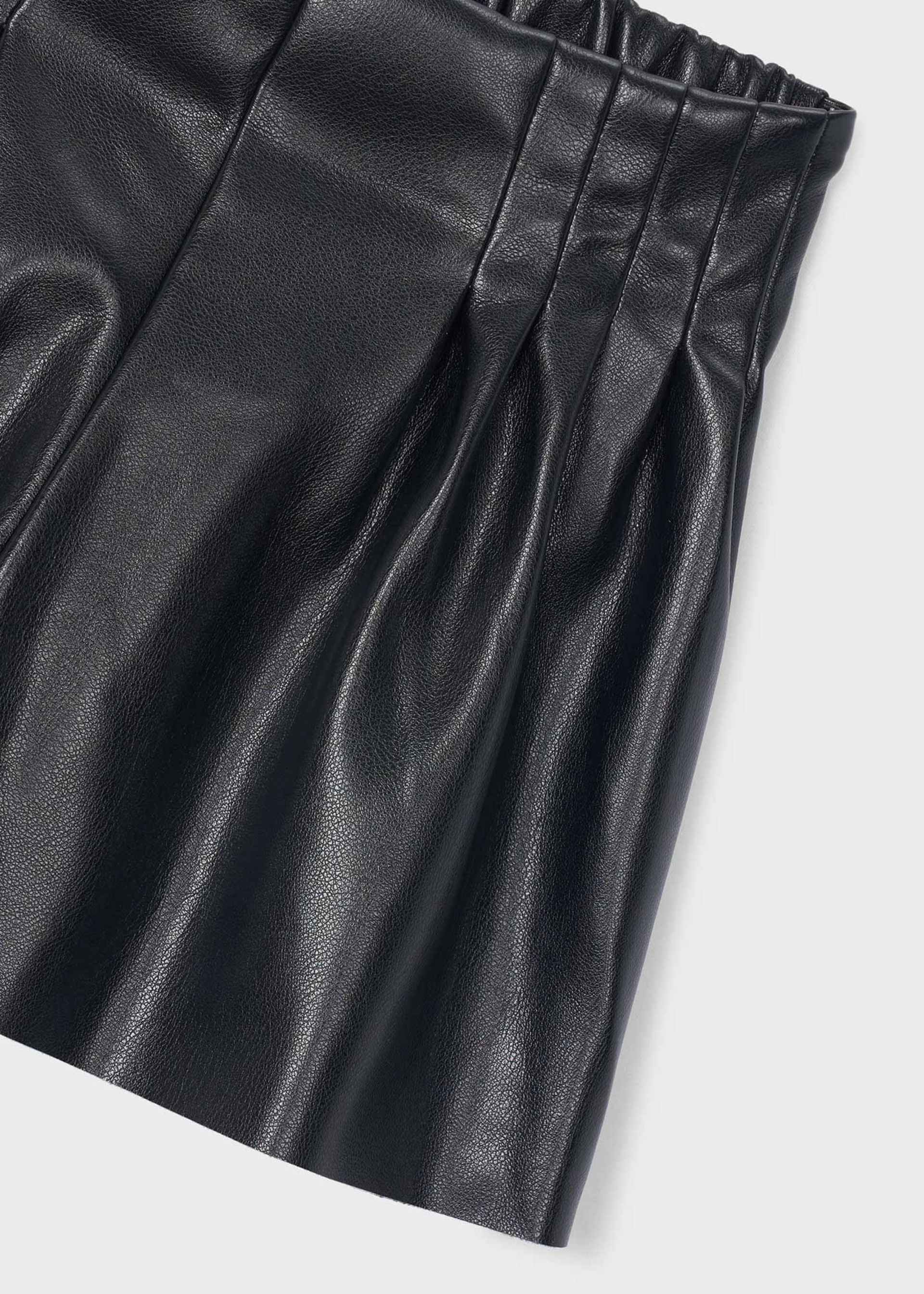 Girl Faux Leather Shorts