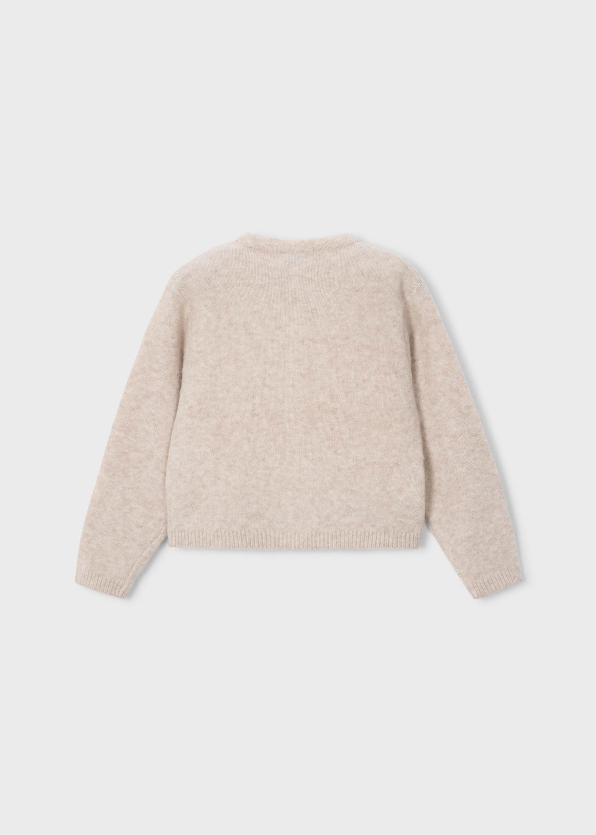 Cardigan a maglia con fiocchi bambina