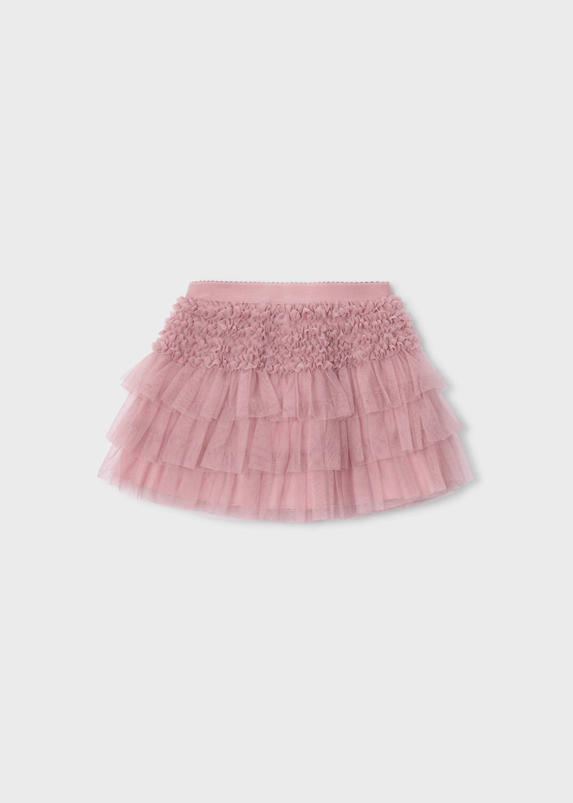 Jupe en tulle à volants fille