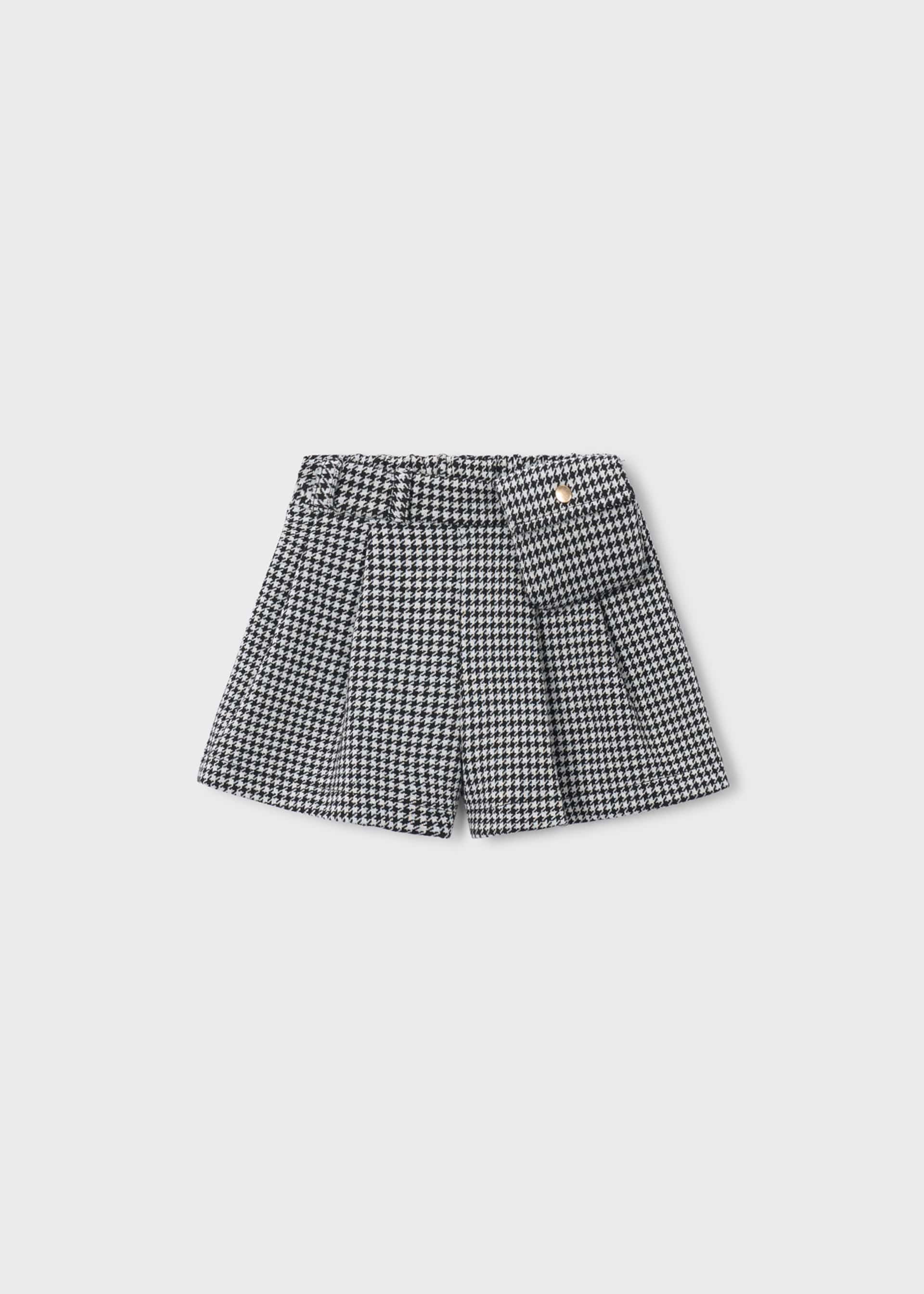 Gonna pantalone quadri bambina