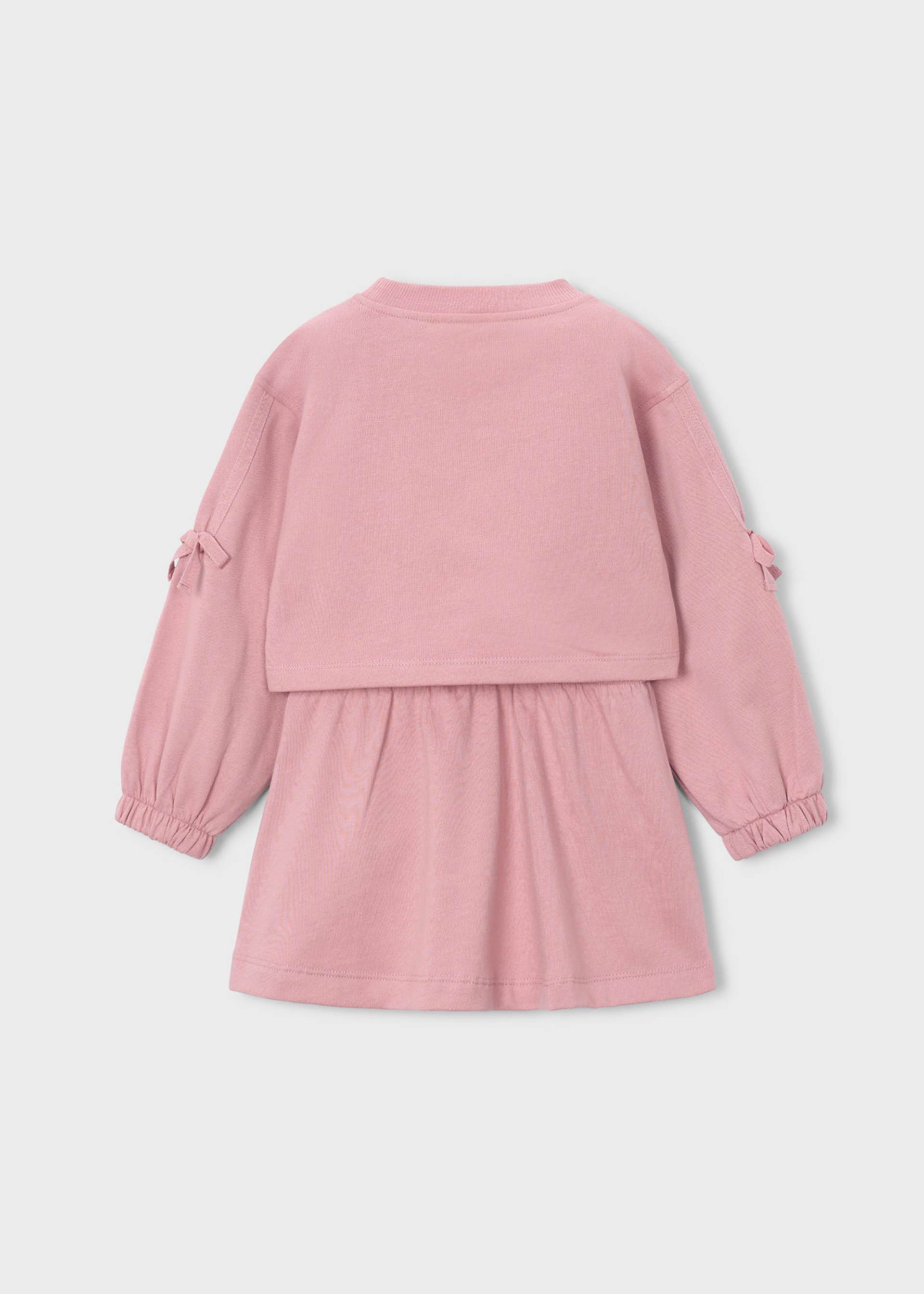 Girl Embroidered Fleece Dress