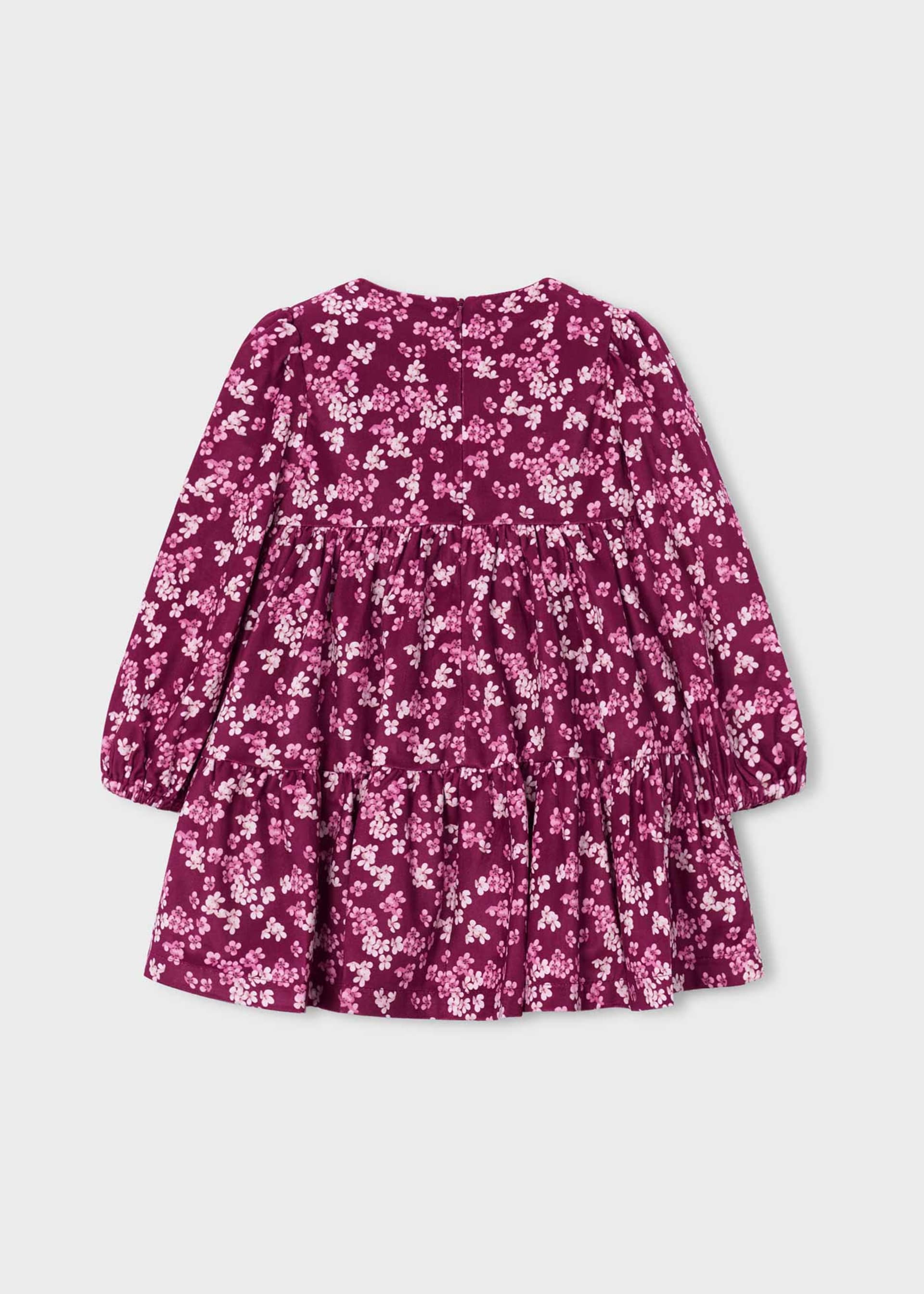 Vestito vellito stampato bambina
