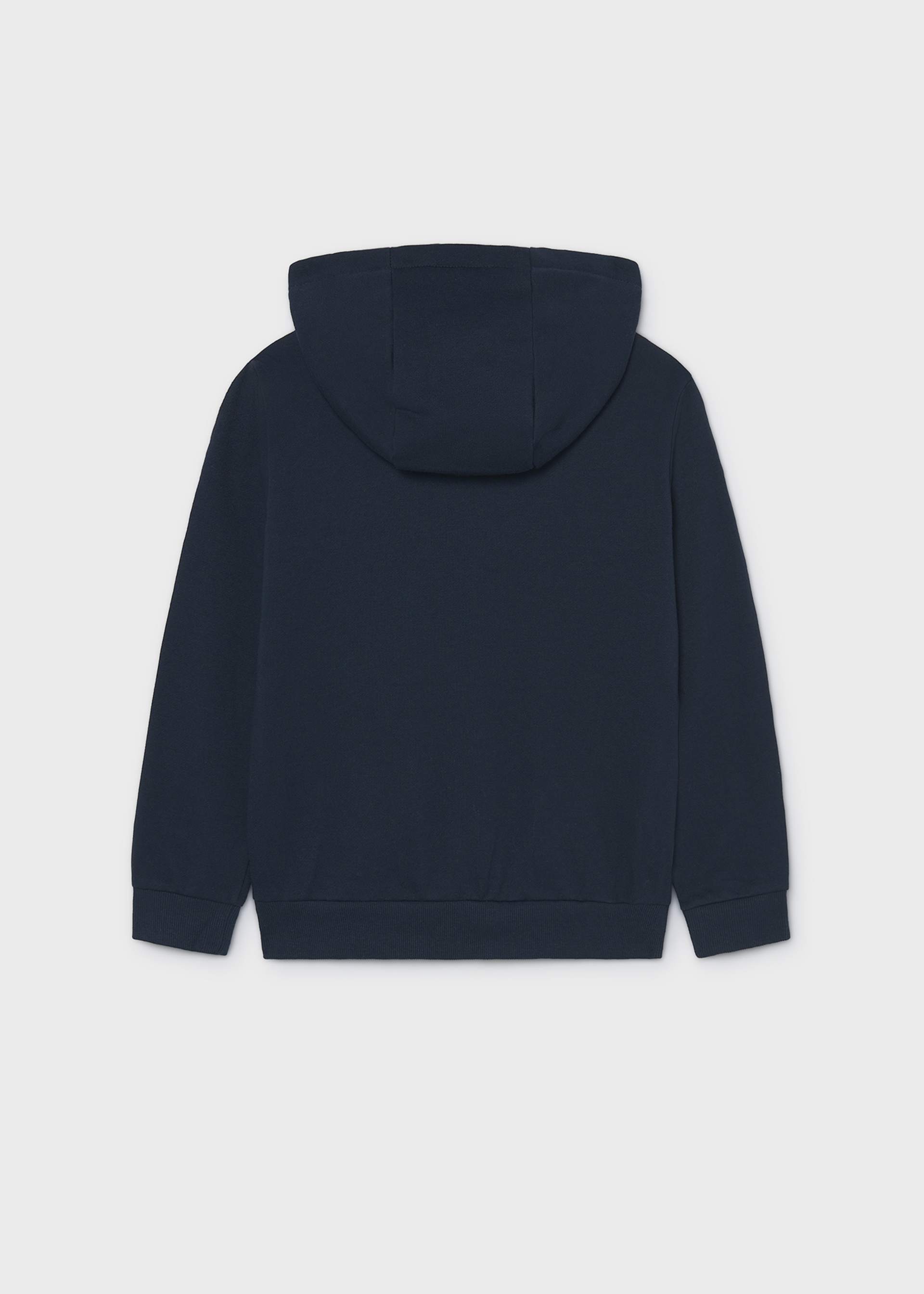 Sudadera cremallera básica chico