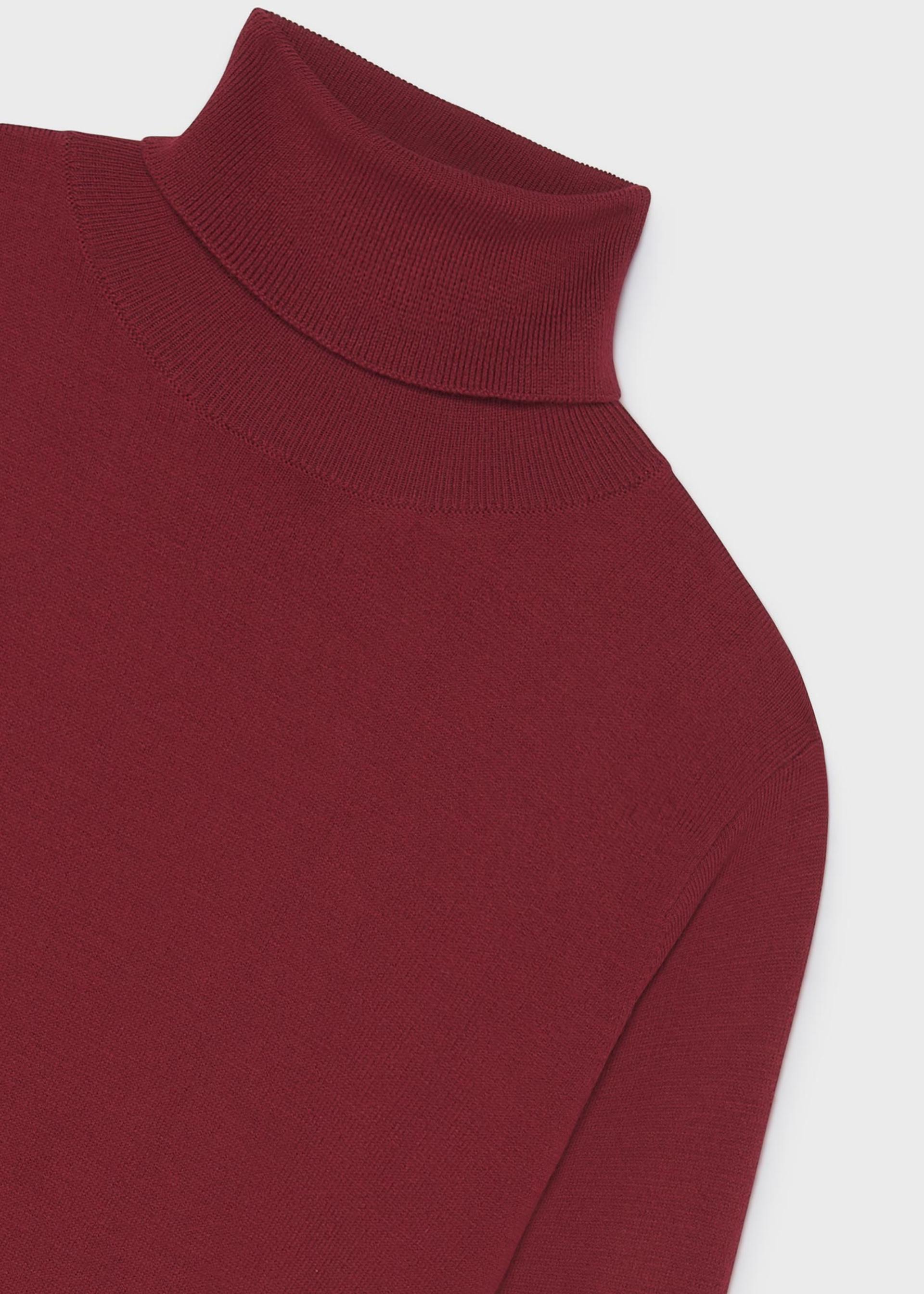 Sweter trykotowy basic dla dziewczynki