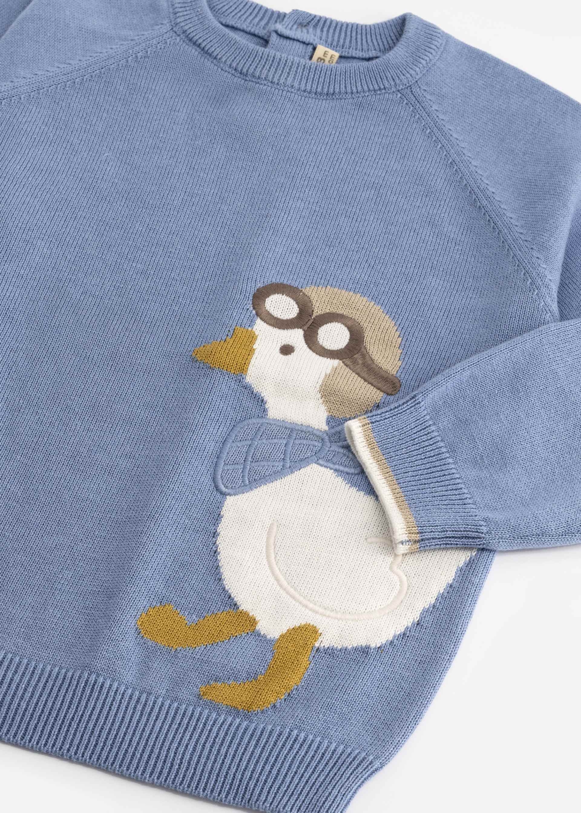 Sweter z intarsją dla niemowlęcia