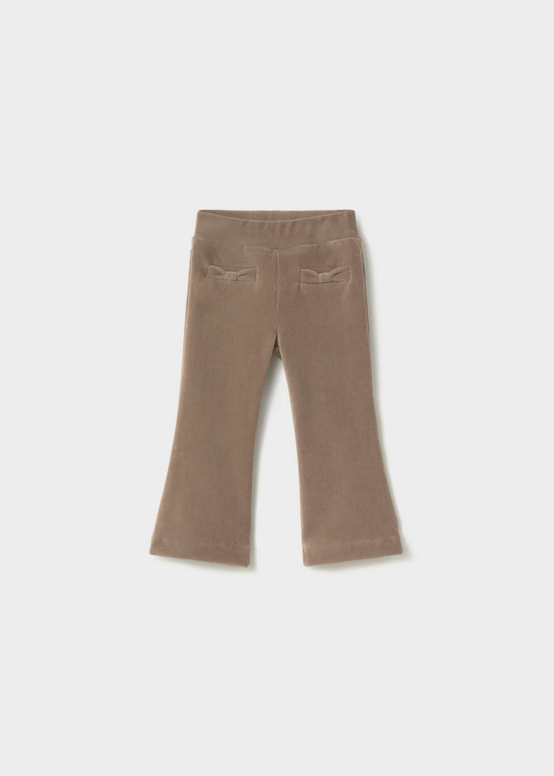 Pantalone basico velluto a costine bimba