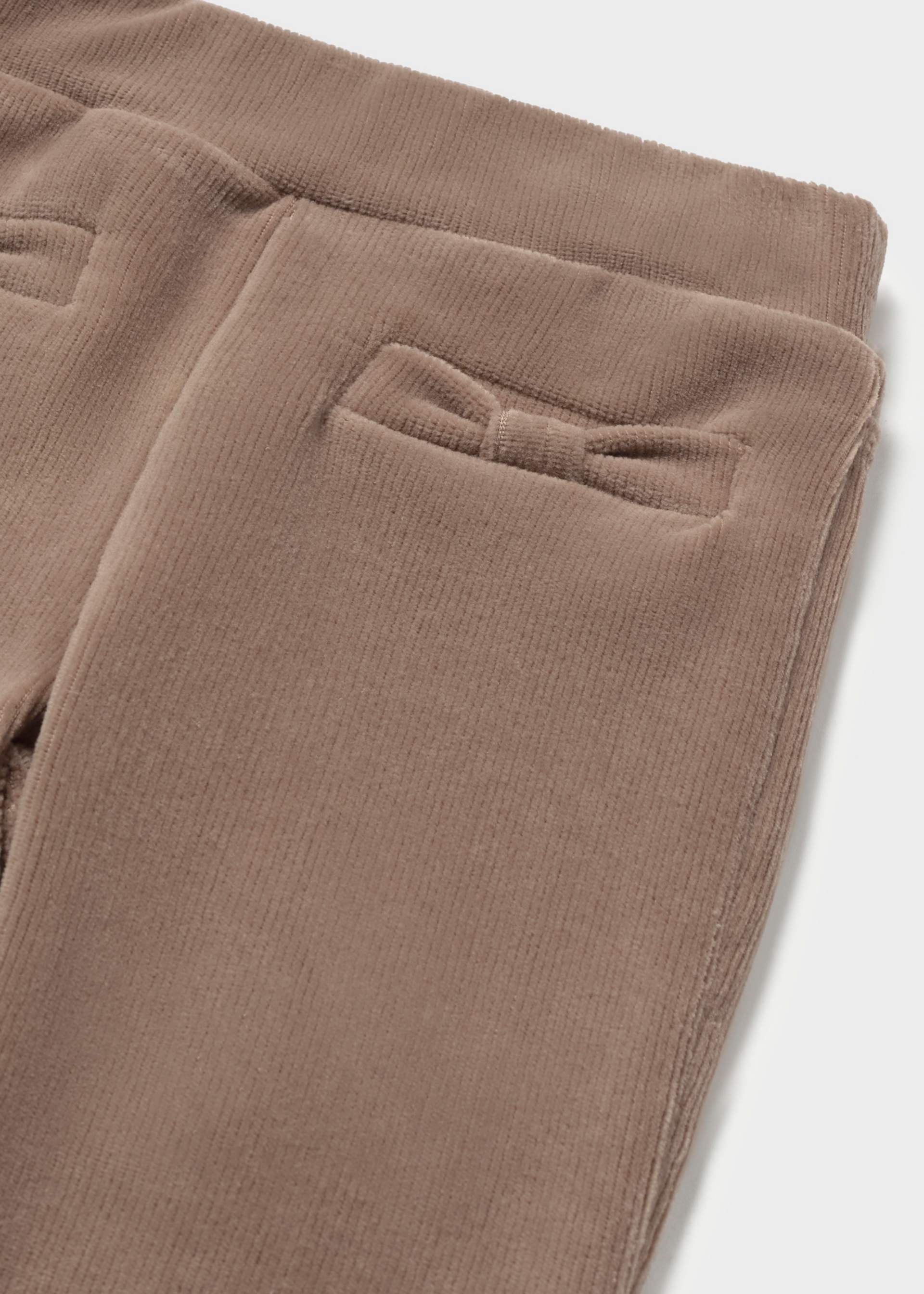 Pantalone basico velluto a costine bimba