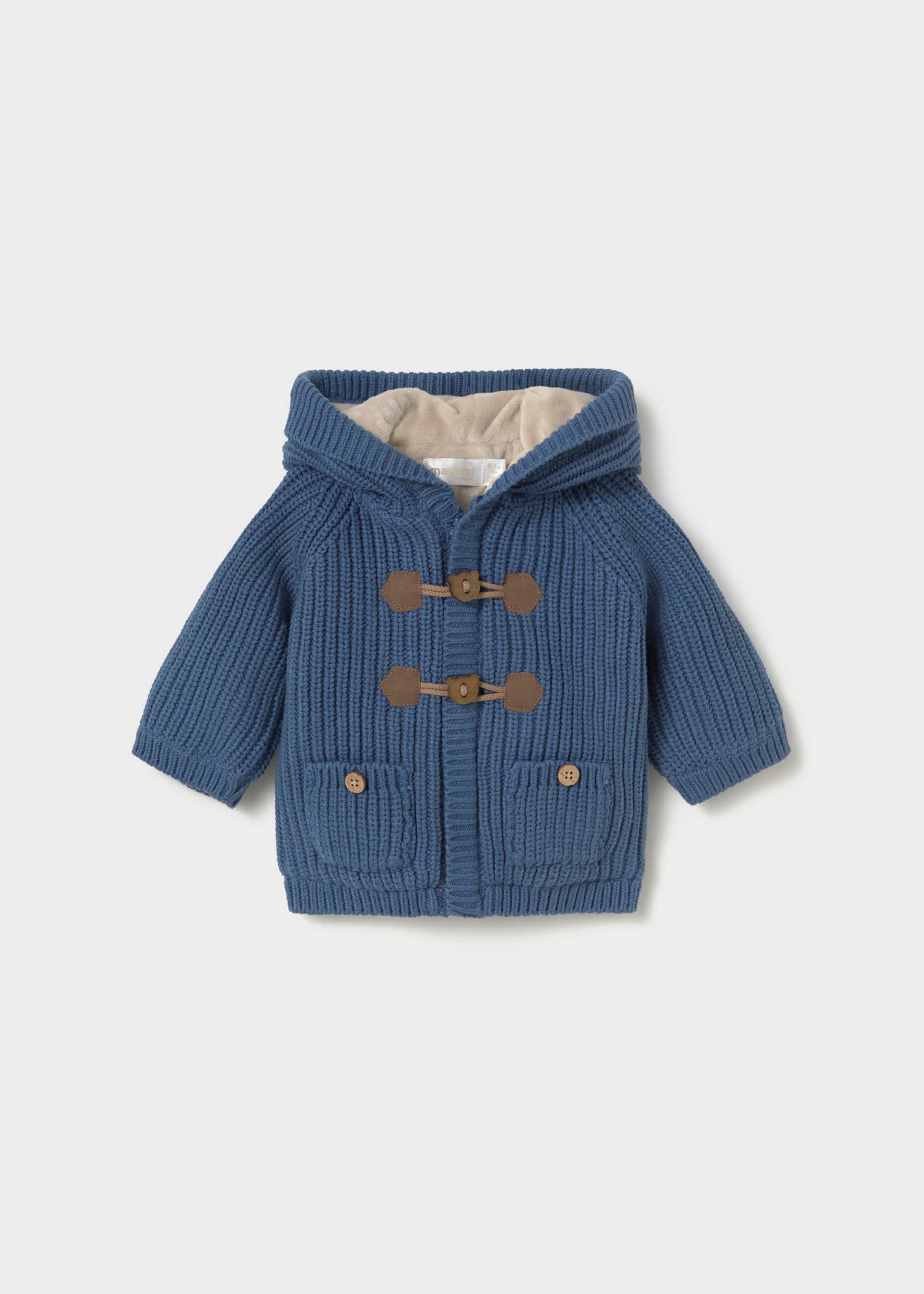 Newborn knitted cardigan