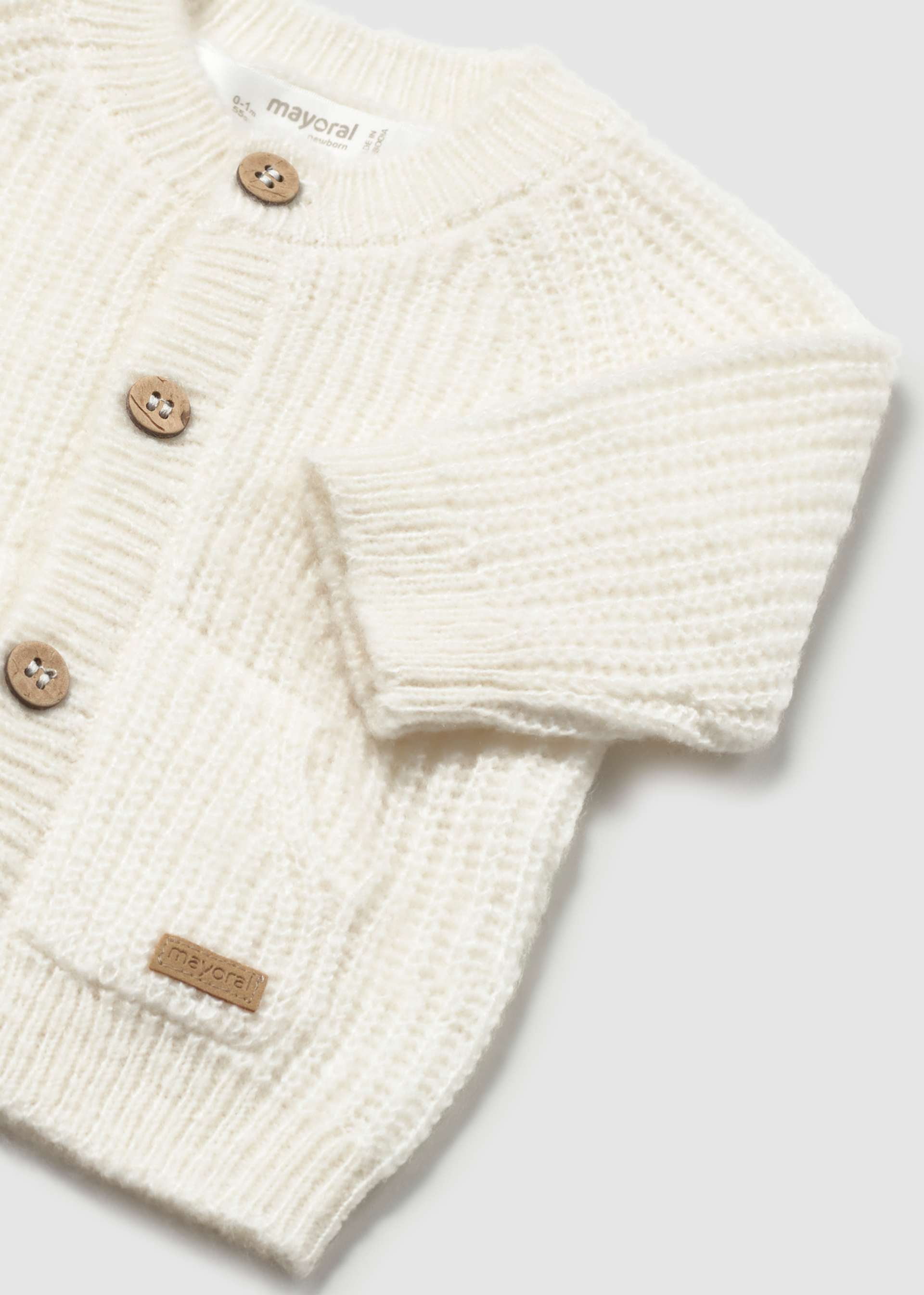 Cardigan en tricot nouveau-né