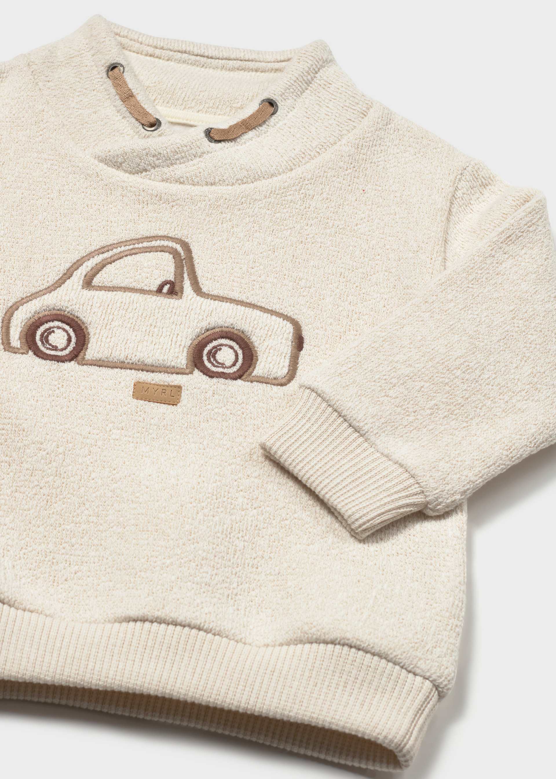 Sweat à applique bébé