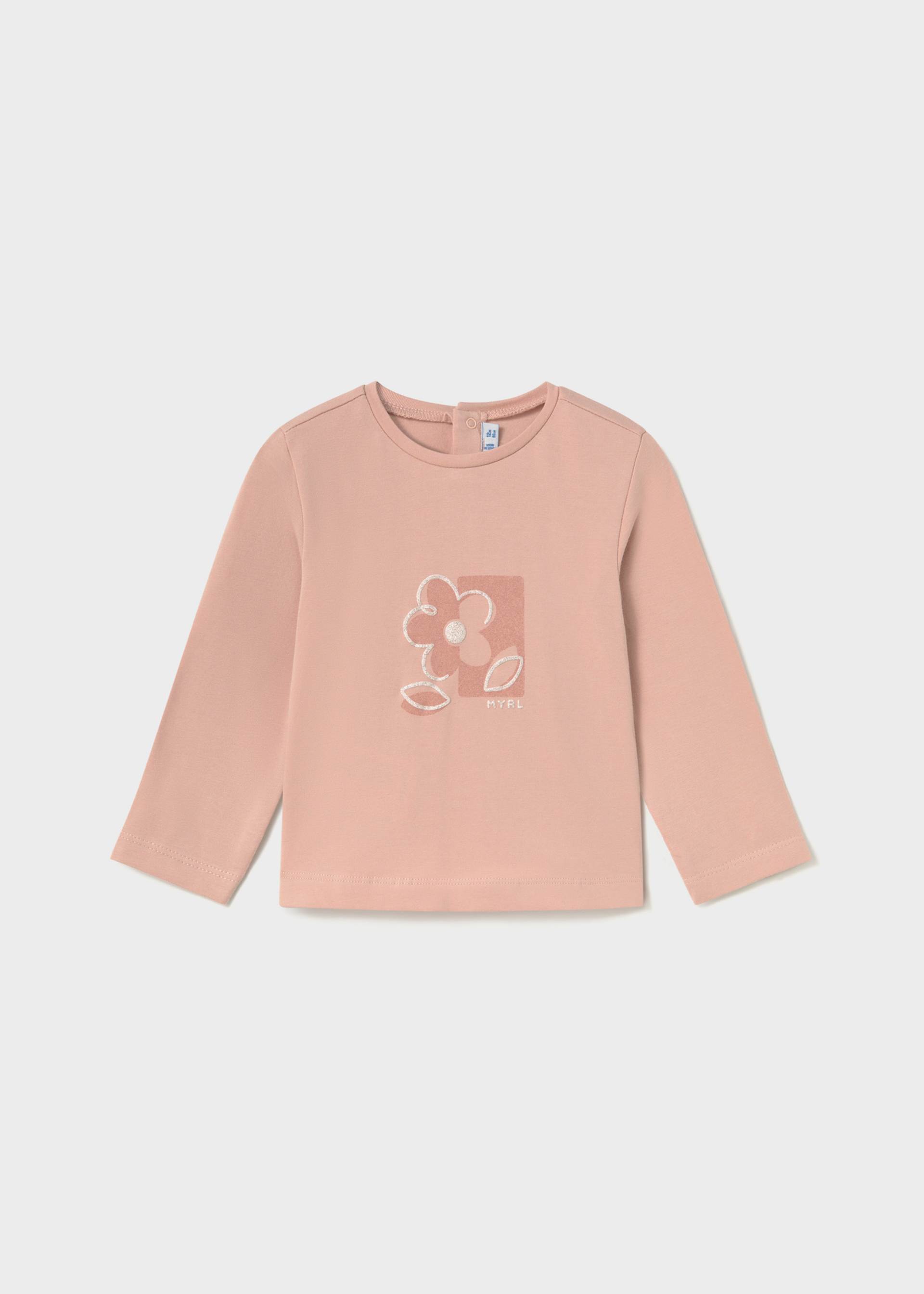 Basic screen-printed baby T-shirt