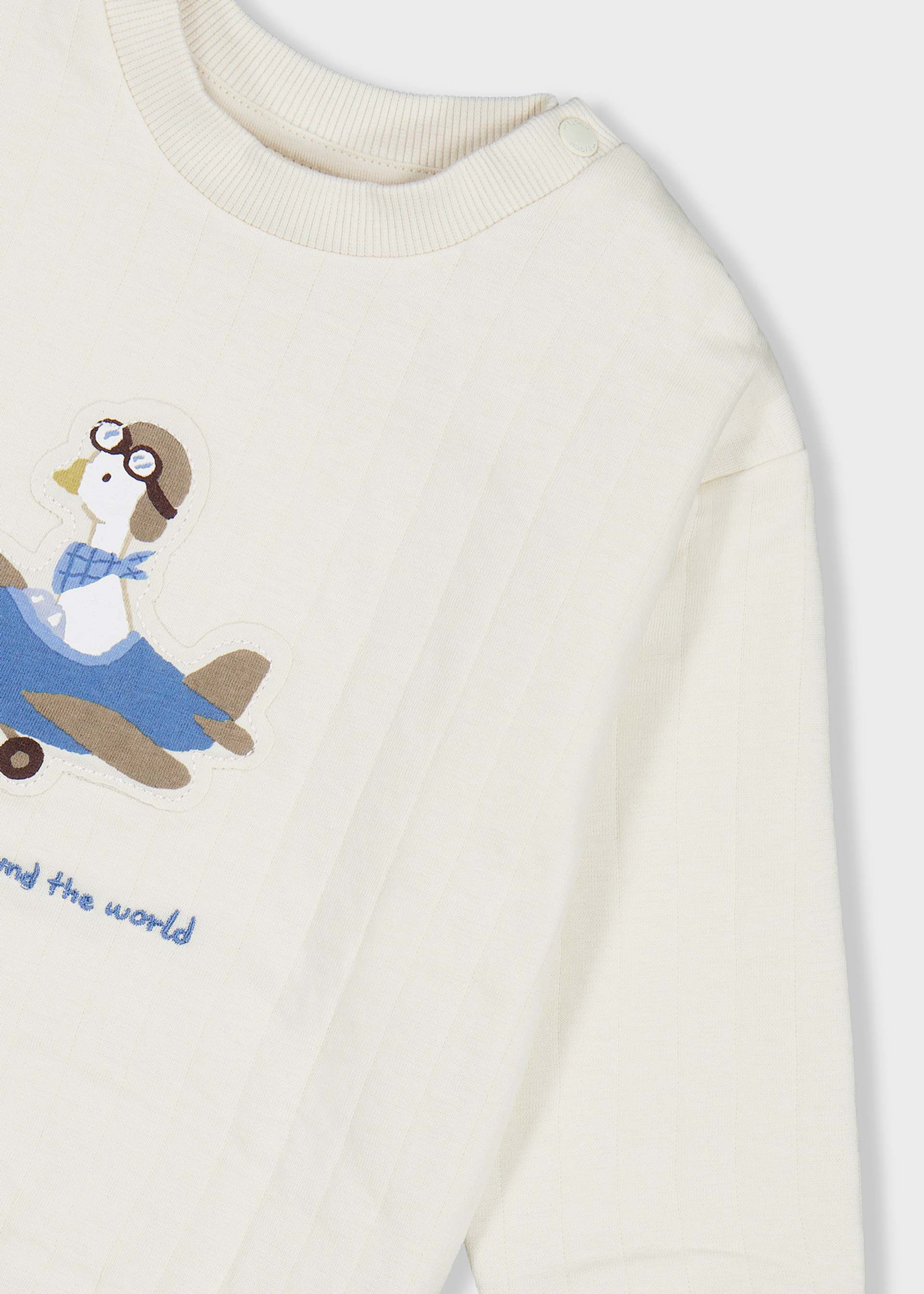 aplique Sweatshirt baby