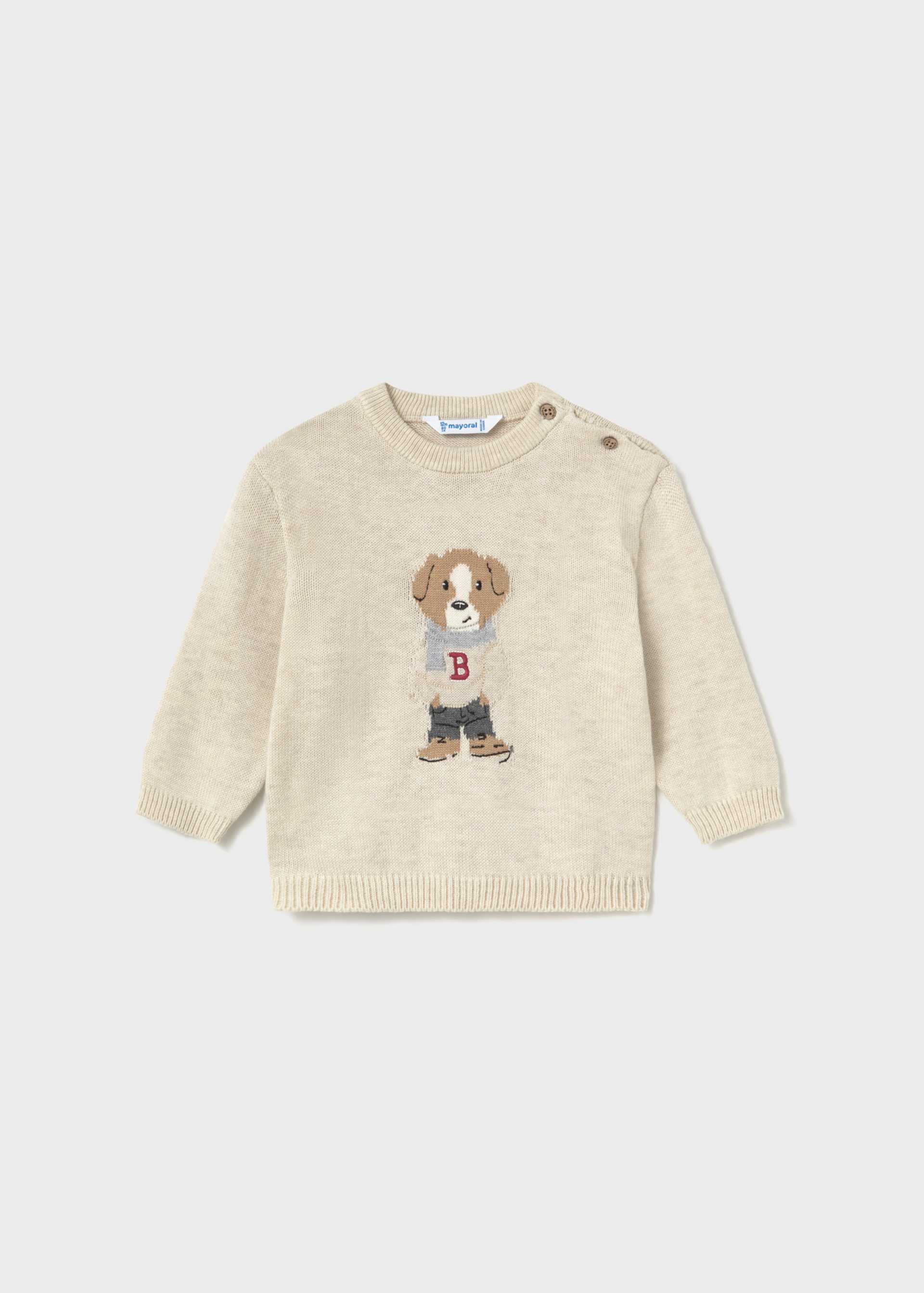 Pull intarsia bébé
