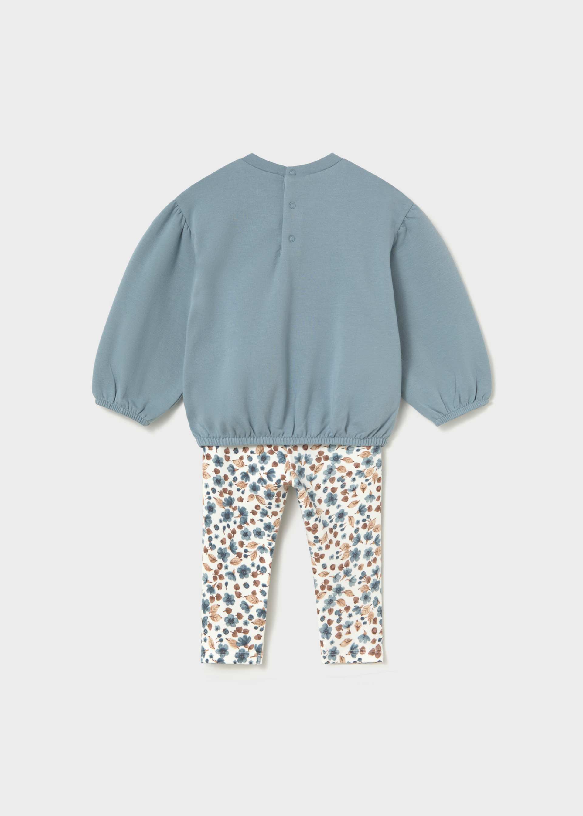 Baby Print Leggings and Jumper Set