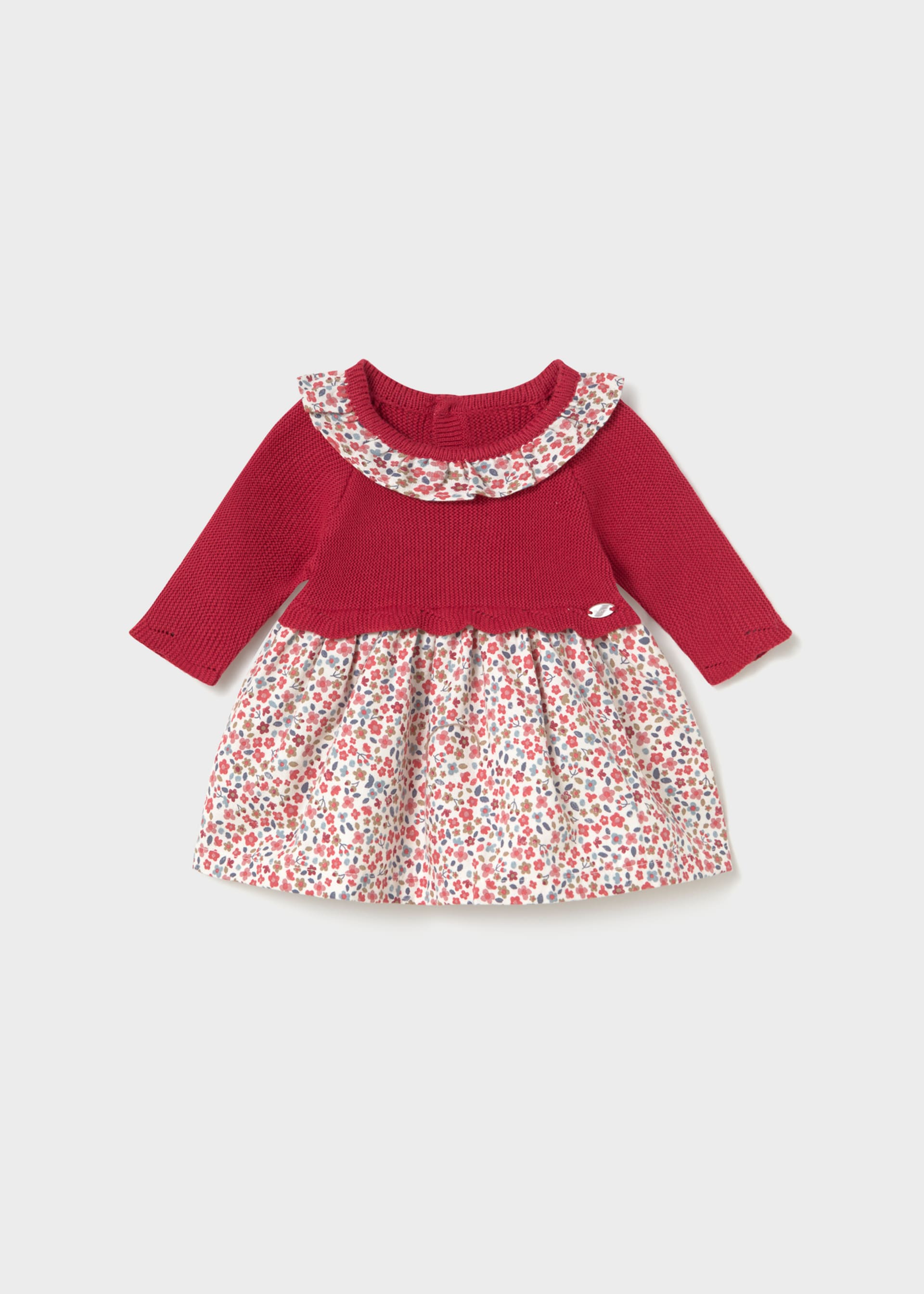 Robe en tricot combiné nouveau-né