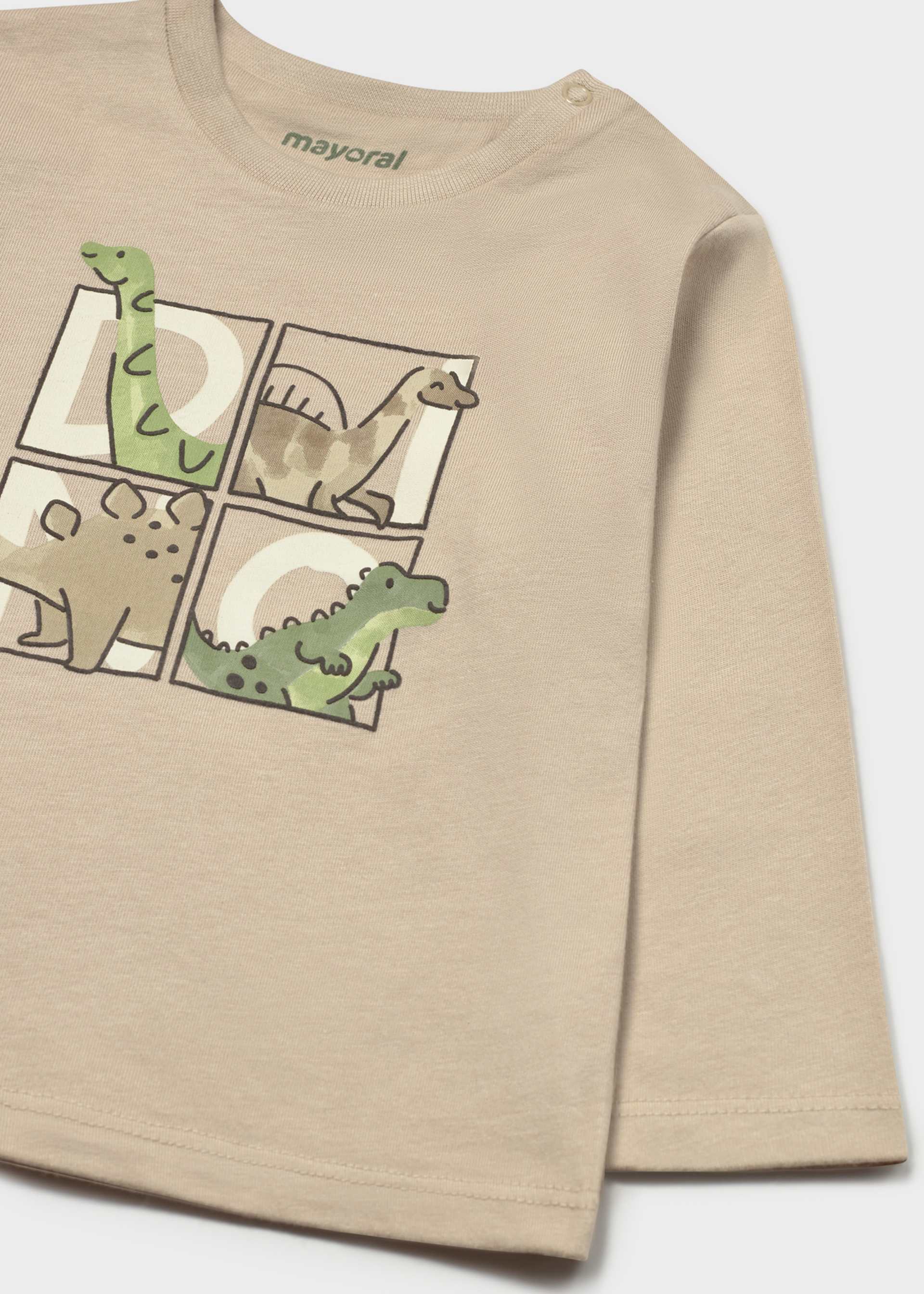 Camisola dinossauros bebé