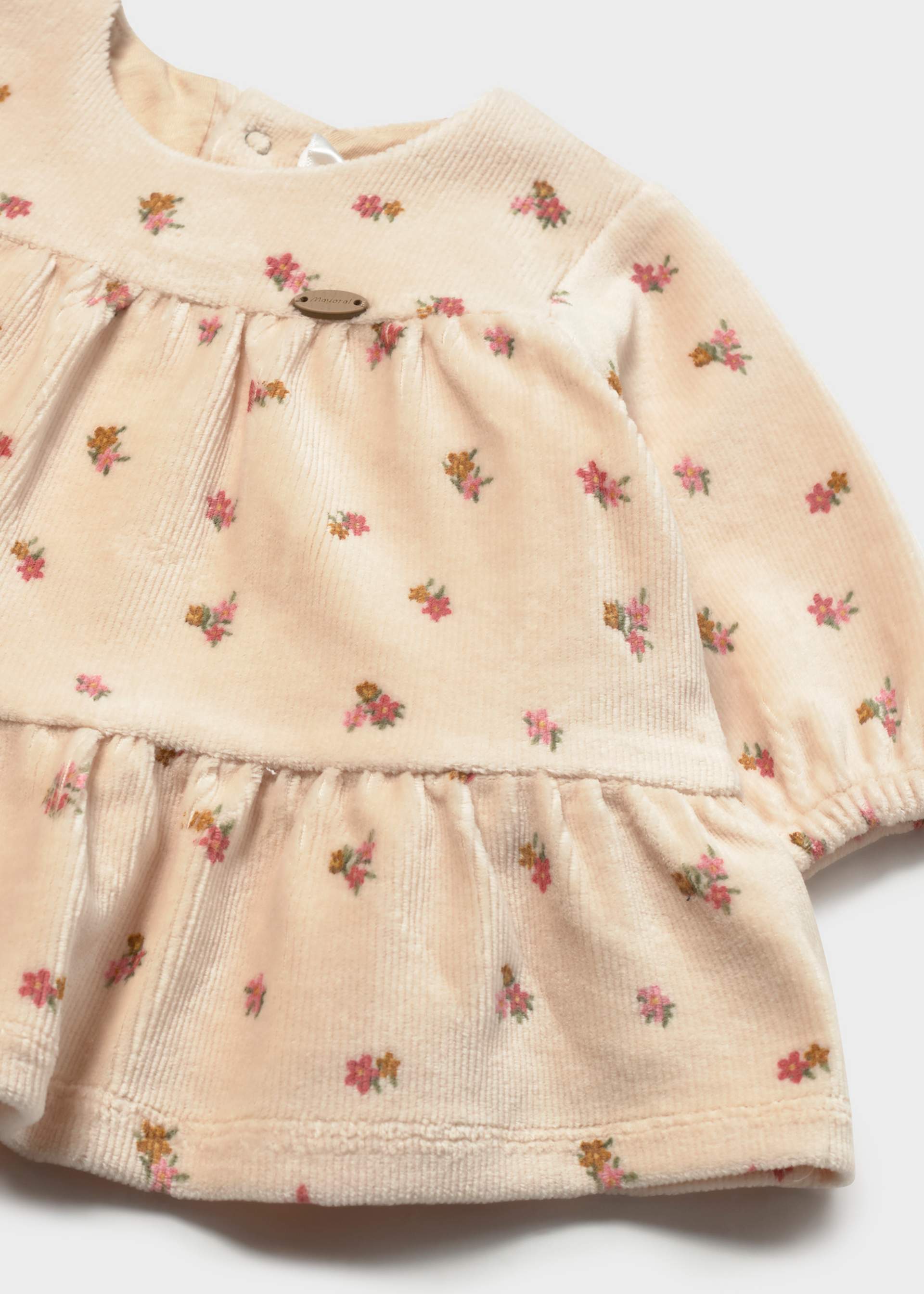 Robe en velours côtelé nouveau-né