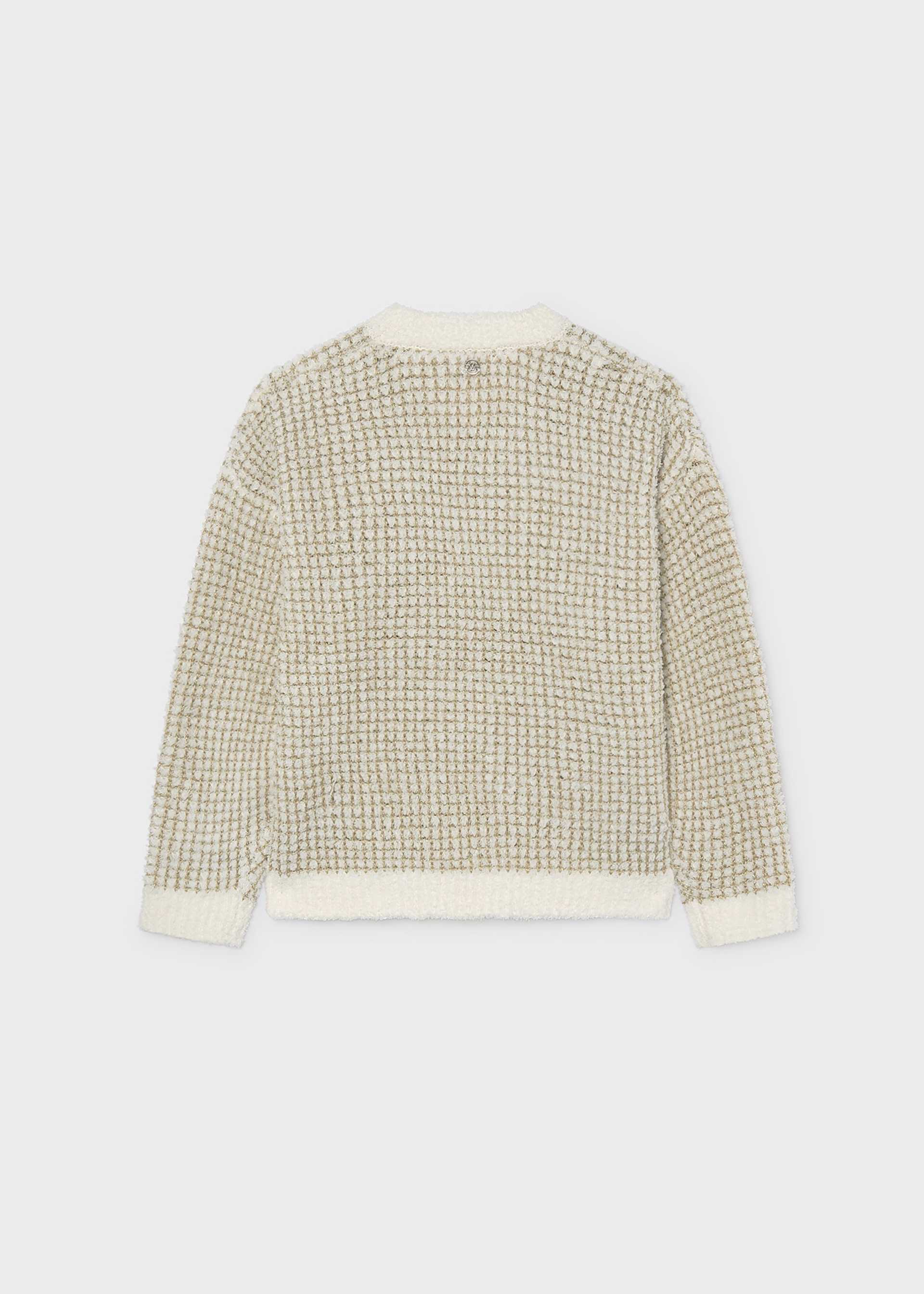 Sweter z połyskiem dla dziewczynki