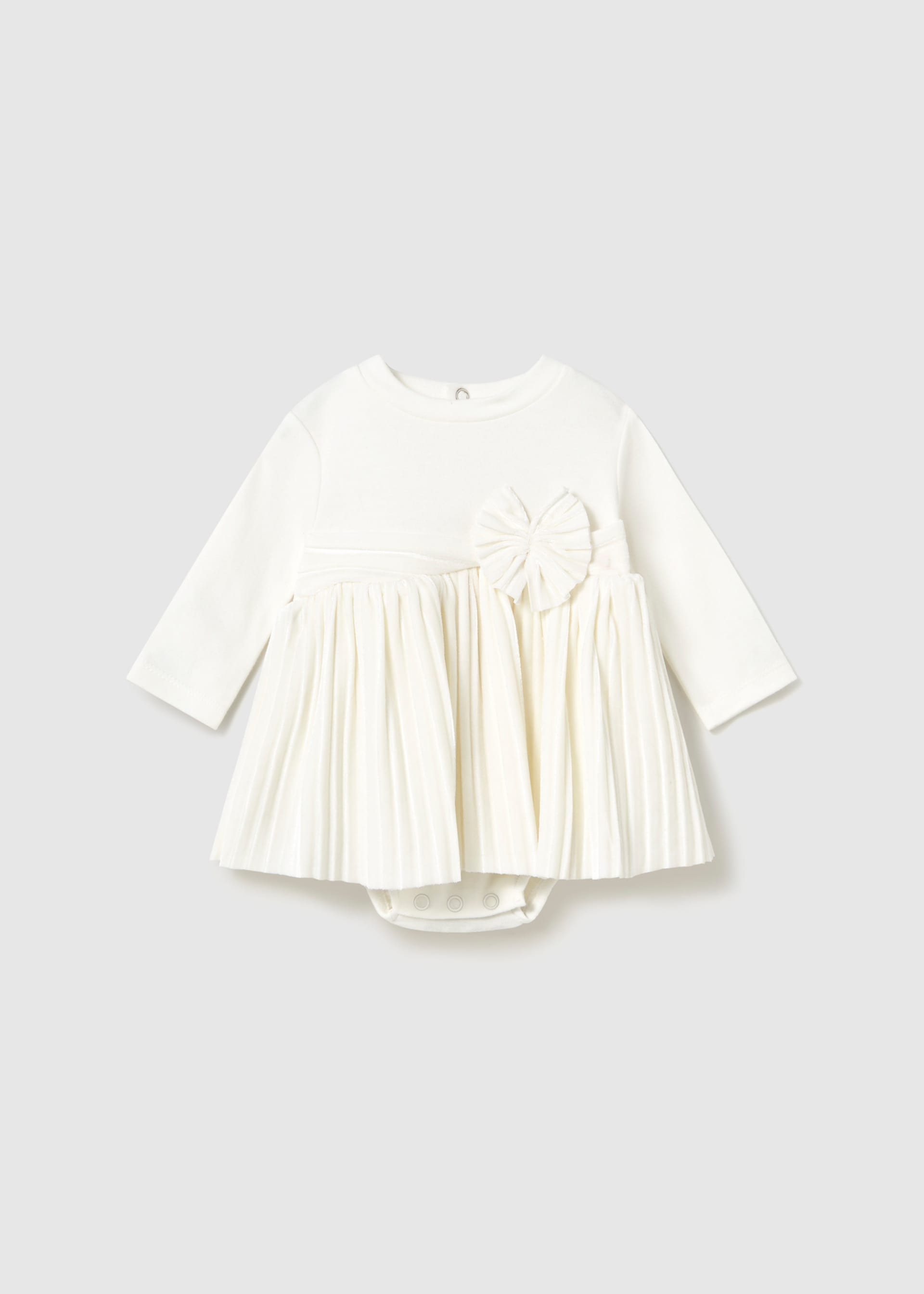 Strampler-Kleid Schleife Neugeborene Mädchen