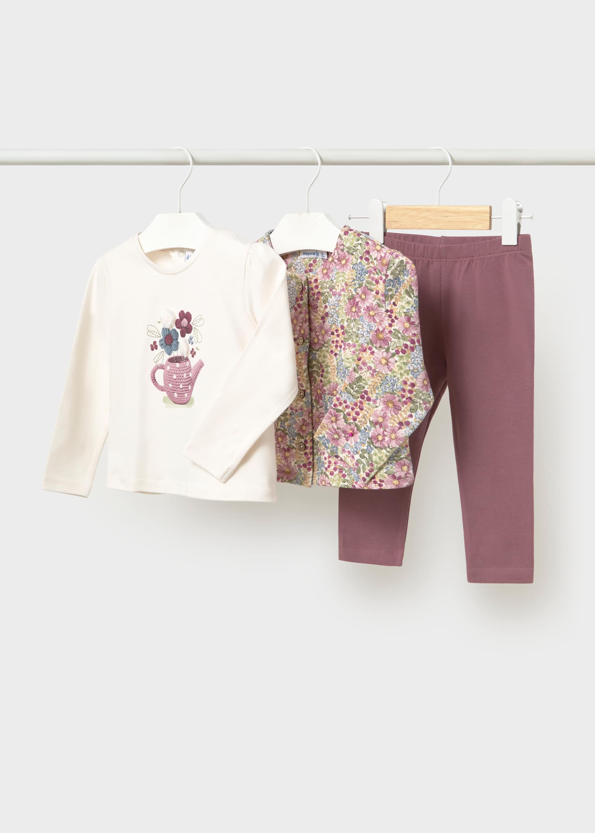 3-piece set with baby jacket