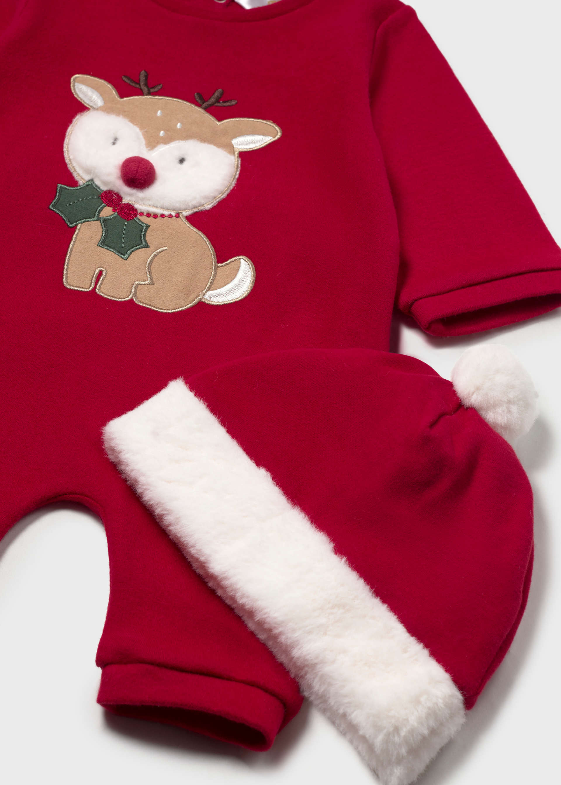 Newborn Girl One-Piece with Hat