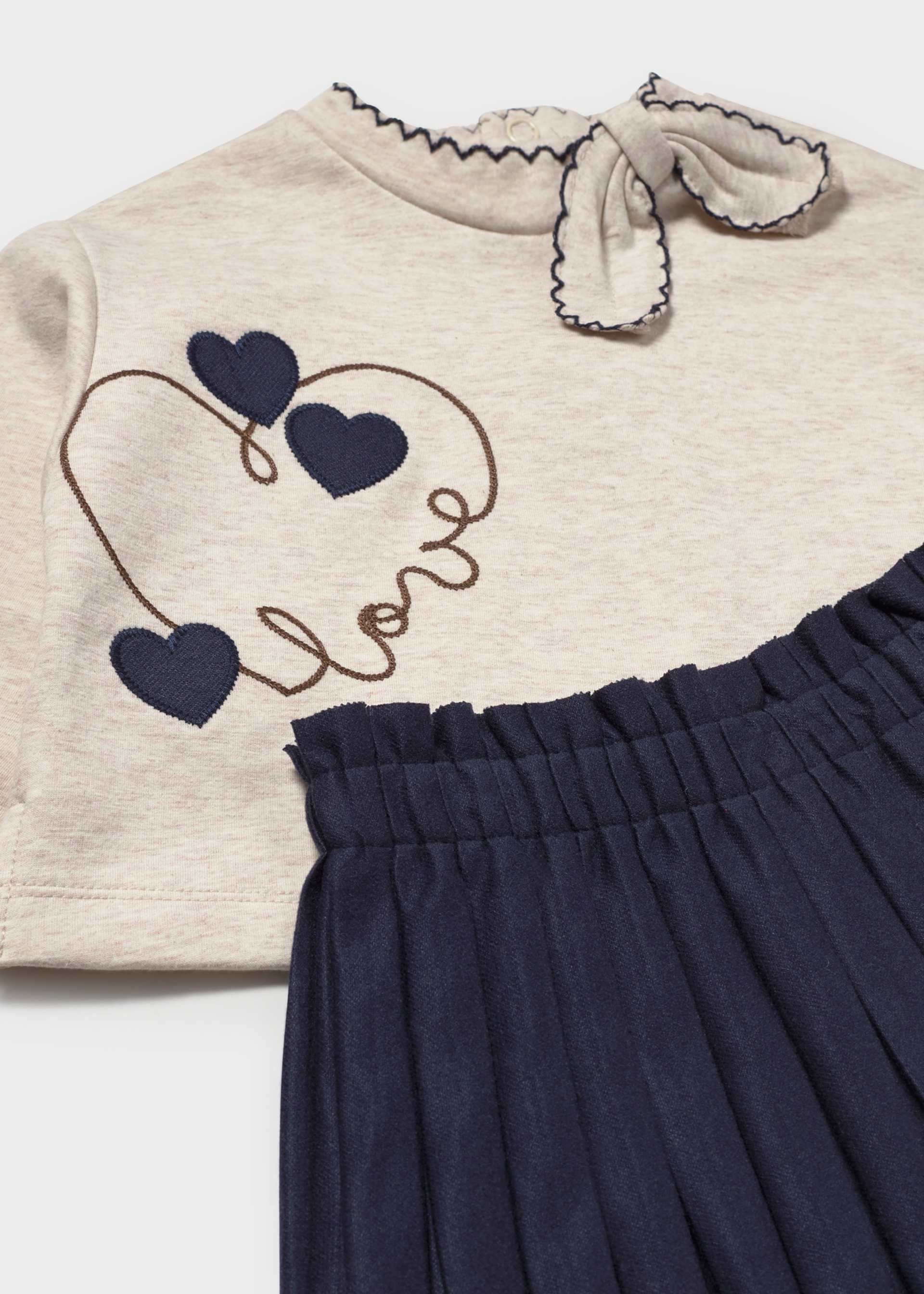 Set fusta cu plisata bebe