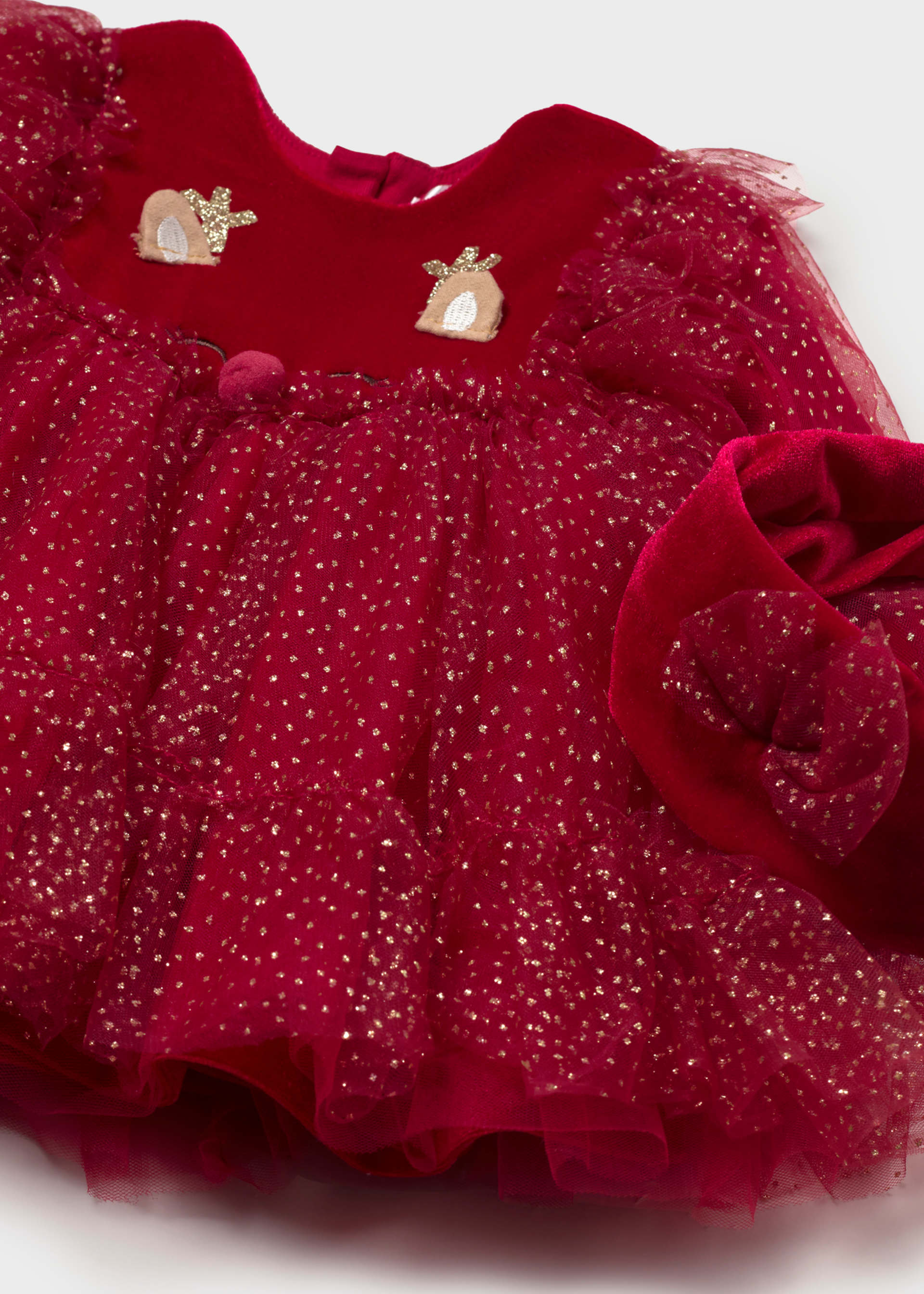 Kleid mit Haarband Neugeborene Mädchen